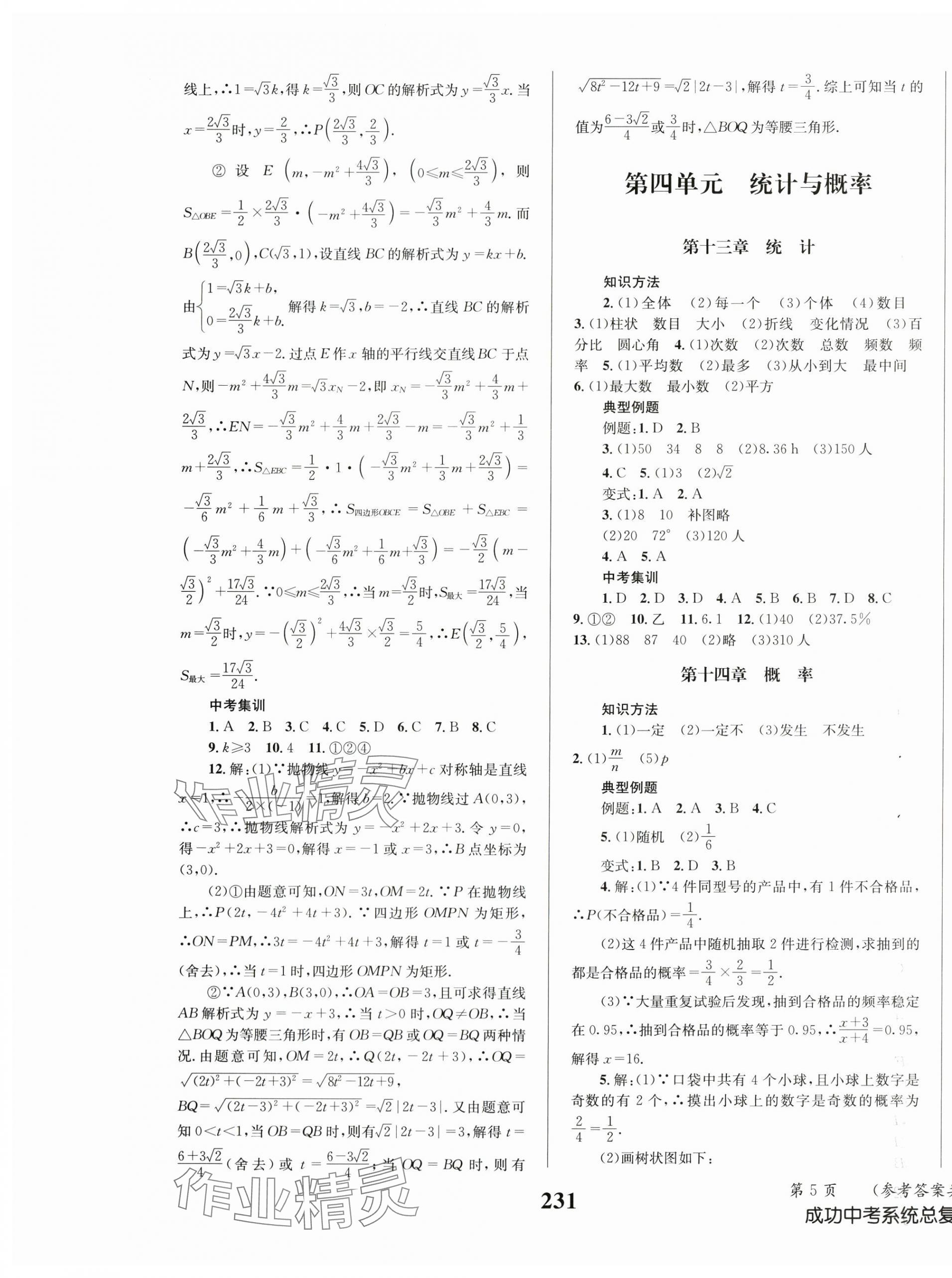 2025年成功中考系統(tǒng)總復(fù)習(xí)數(shù)學(xué)華師大版 第5頁