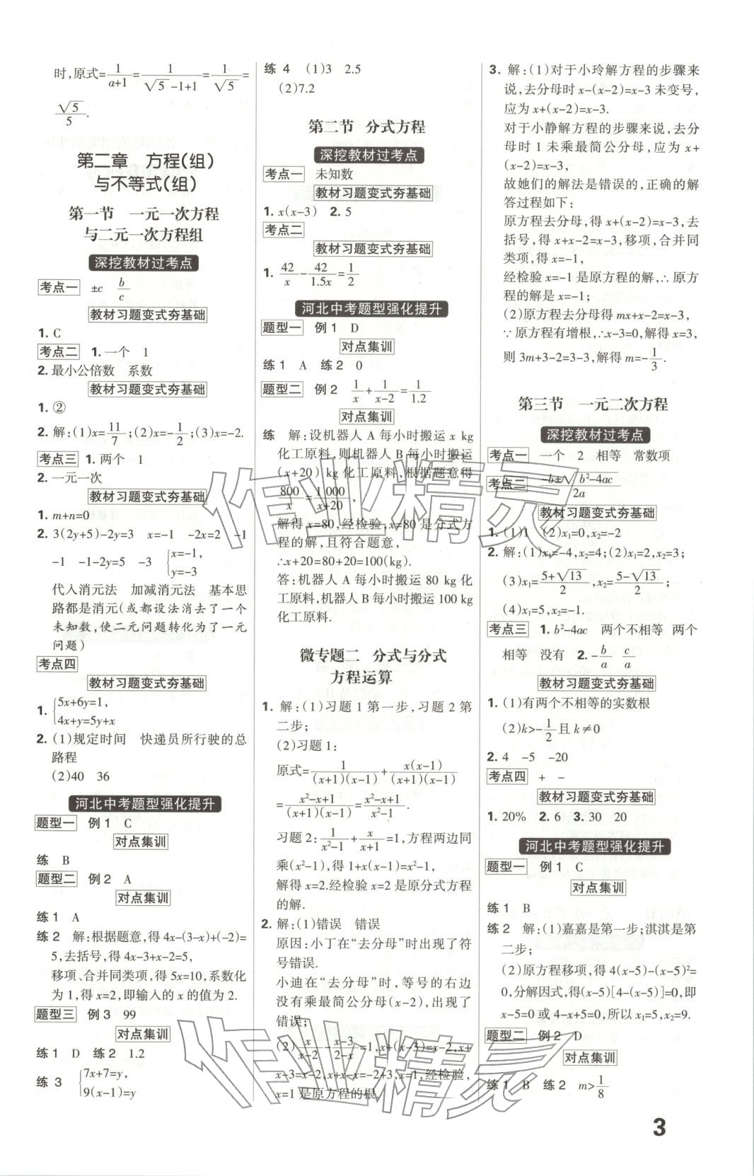 2026年全优中考系统总复习数学河北专版 第3页