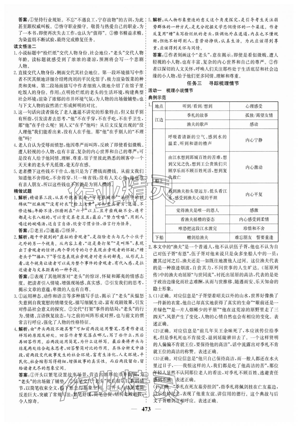 2025年優(yōu)化探究高考總復習語文人教版 參考答案第5頁