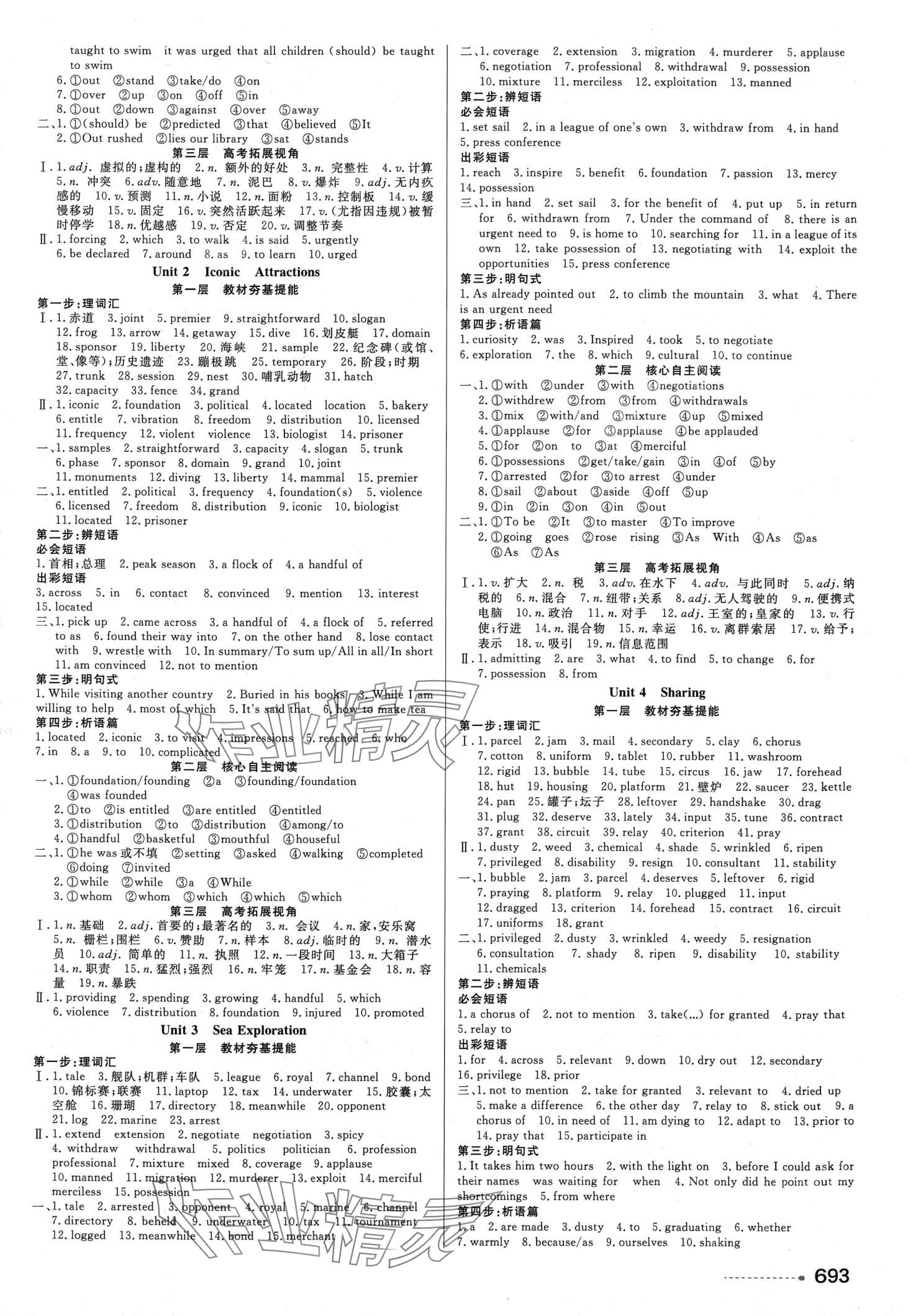 2024年精彩三年高考尖峰高中英語(yǔ)&nbsp;第15頁(yè)