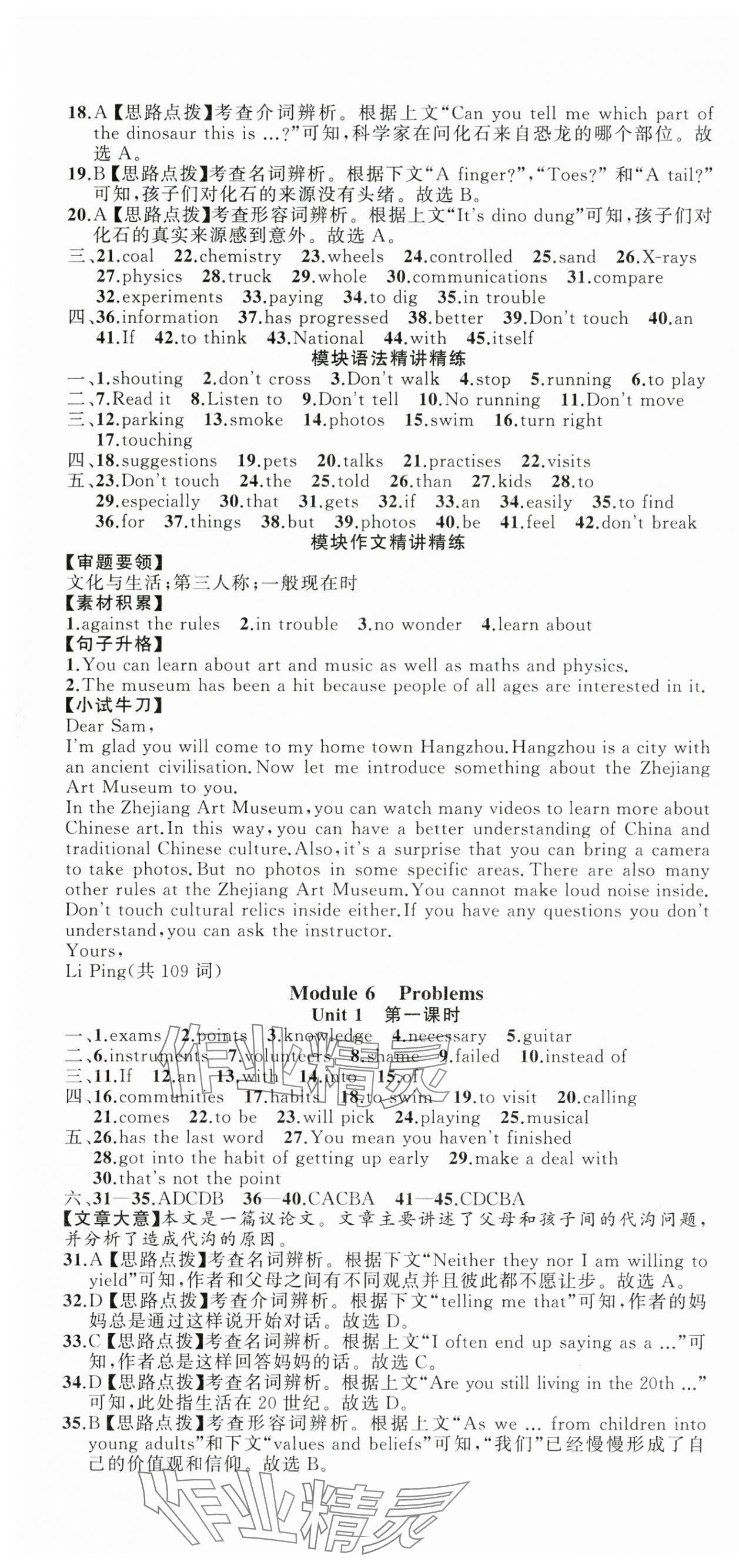 2025年名師面對(duì)面同步作業(yè)本九年級(jí)英語(yǔ)全一冊(cè)外研版浙江專版 第13頁(yè)