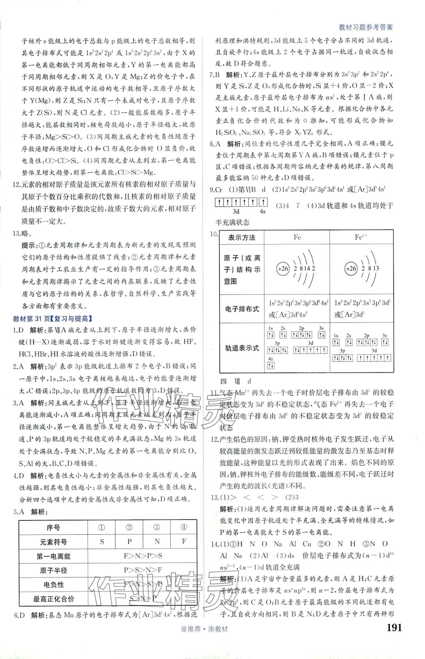 2024年教材课本高中化学选择性必修2人教版 第3页