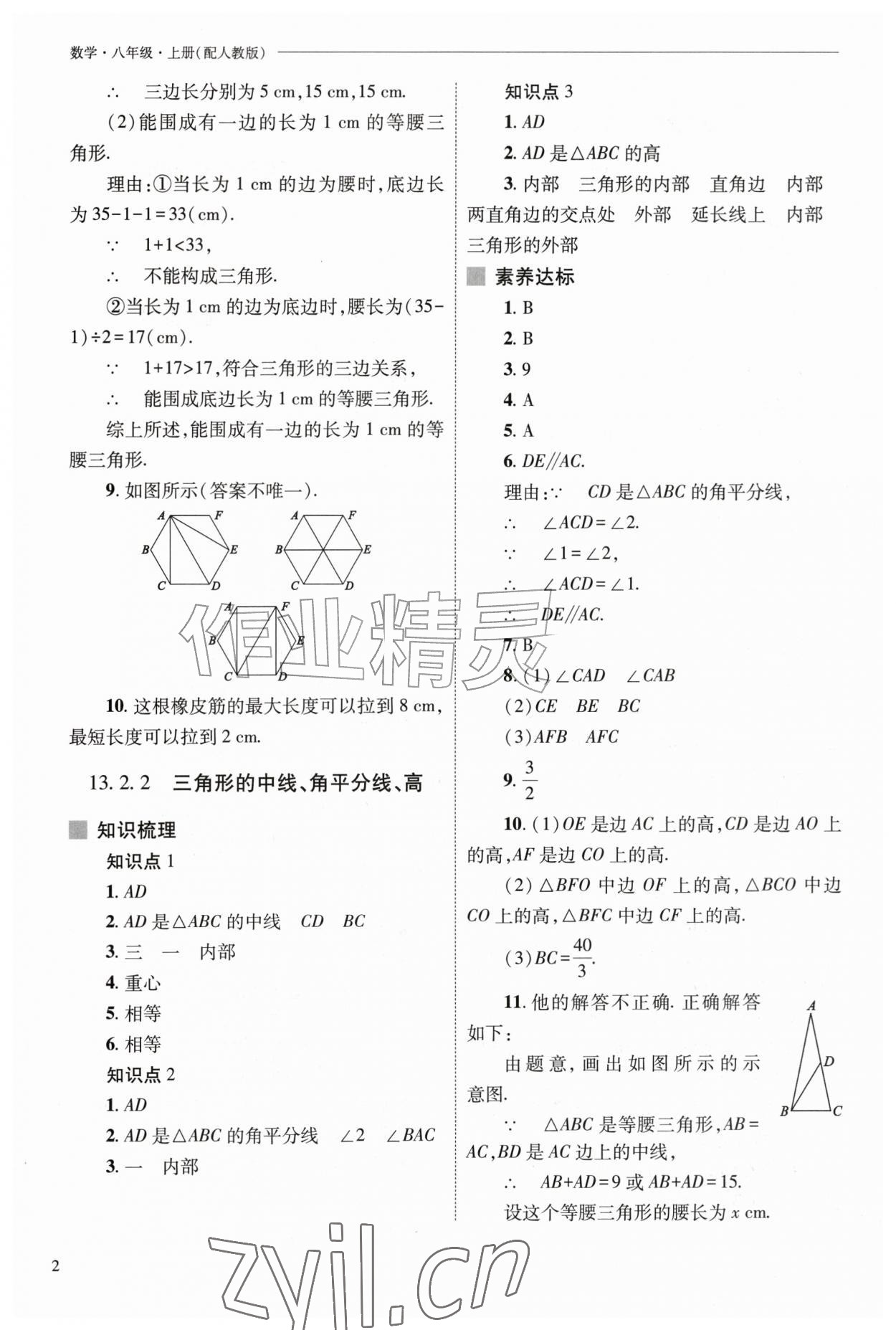 2026年新课程问题解决导学方案八年级数学上册人教版&nbsp;第2页