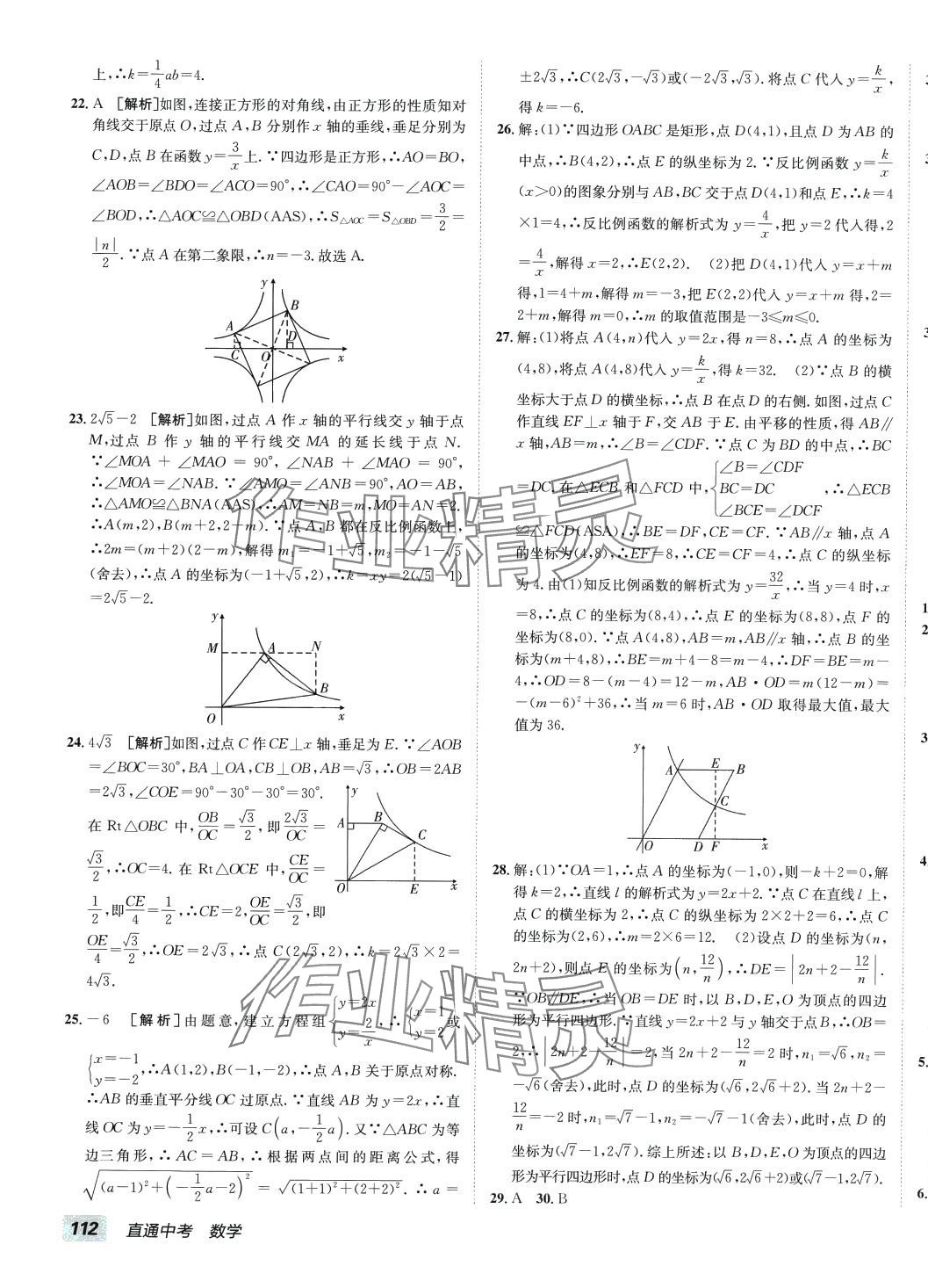 2024年神龍牛皮卷直通中考數(shù)學(xué)中考 第11頁