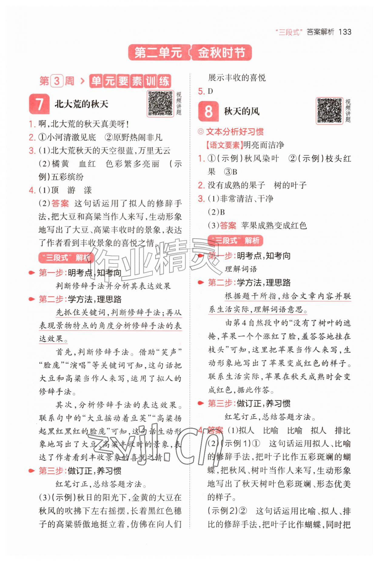 2026年一本小学语文同步阅读三年级上册&nbsp;第5页