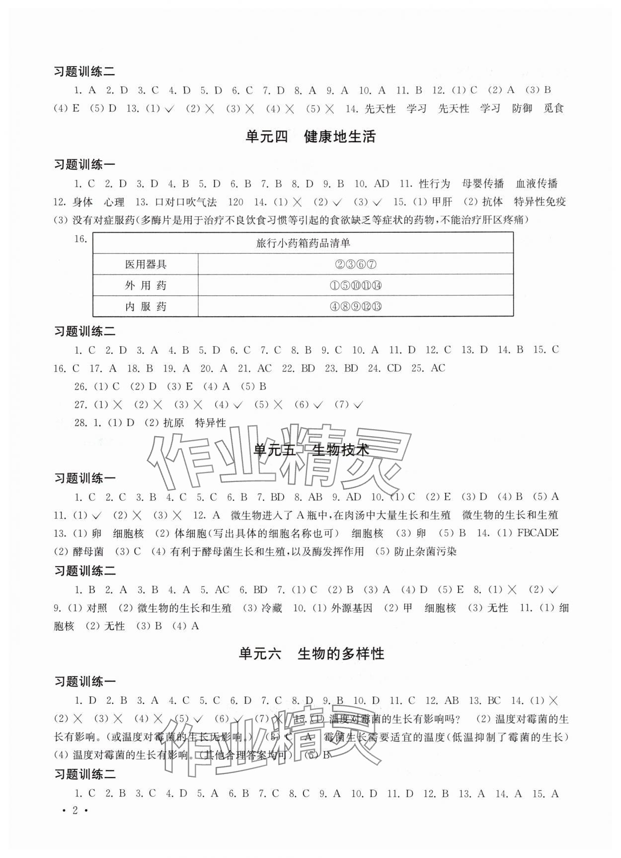 2025年南京市中考指導(dǎo)書生物學(xué)地理 第2頁