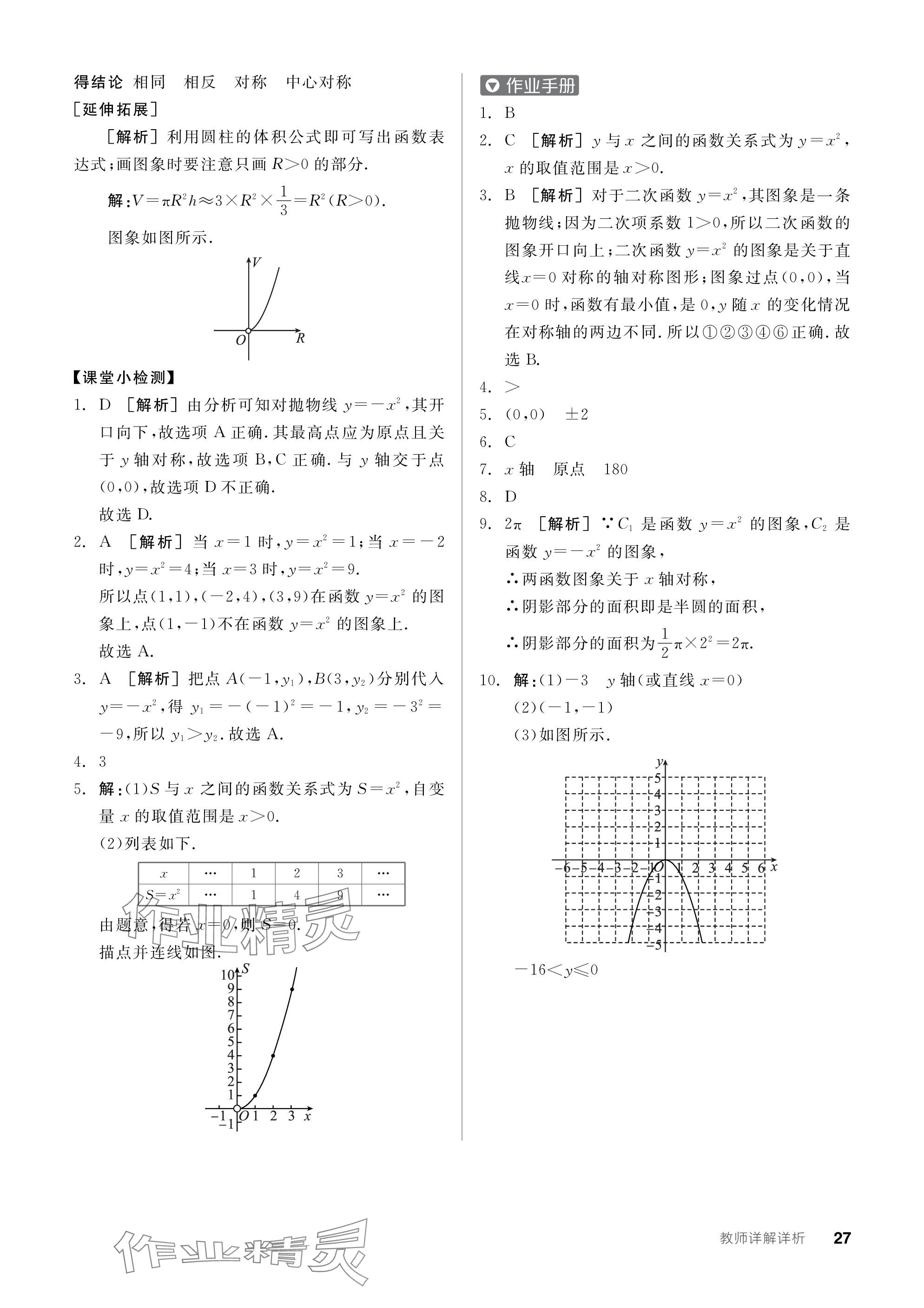 2024年全品學(xué)練考九年級數(shù)學(xué)下冊北師大版深圳專版 參考答案第27頁