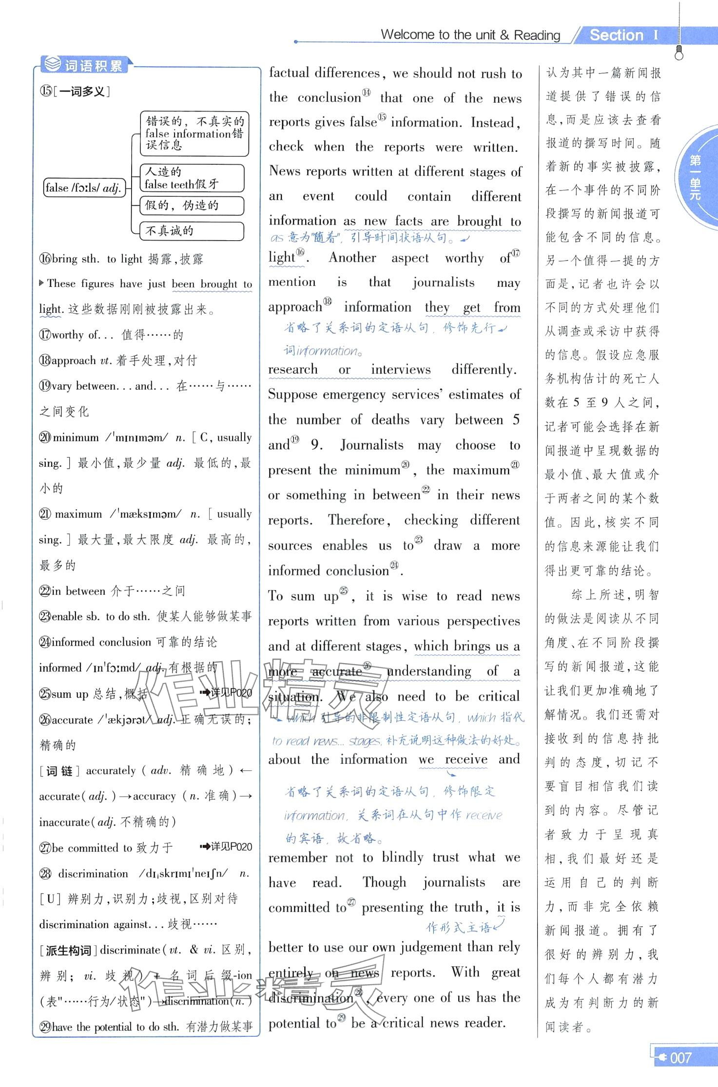 2024年教材課本高中英語選擇性必修第二冊譯林版 第7頁