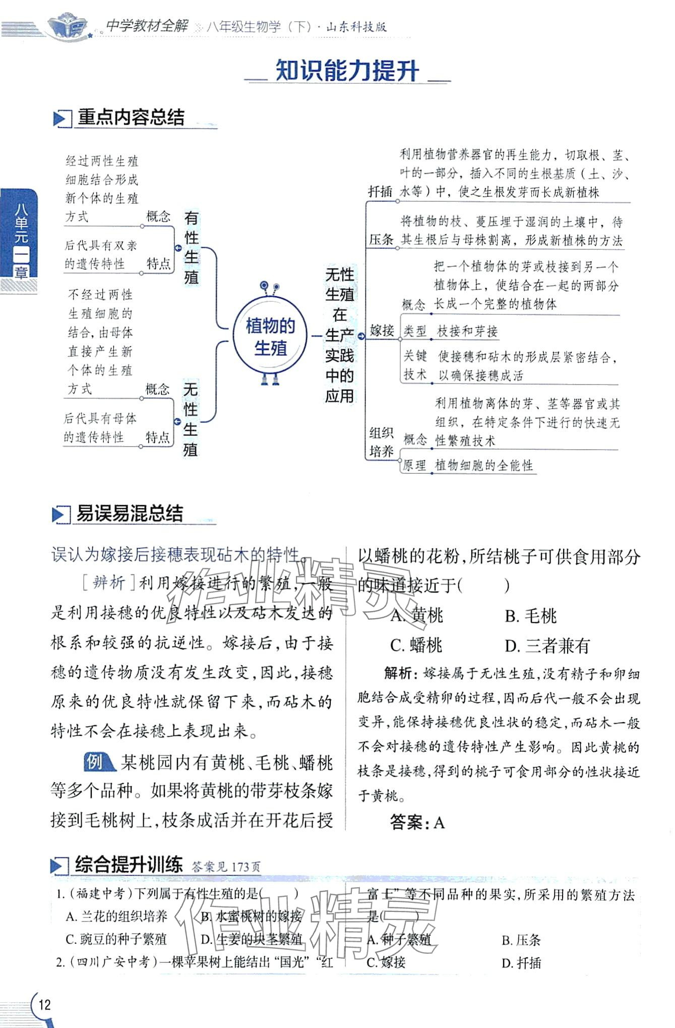 2024年教材課本八年級生物下冊魯科版五四制 第12頁