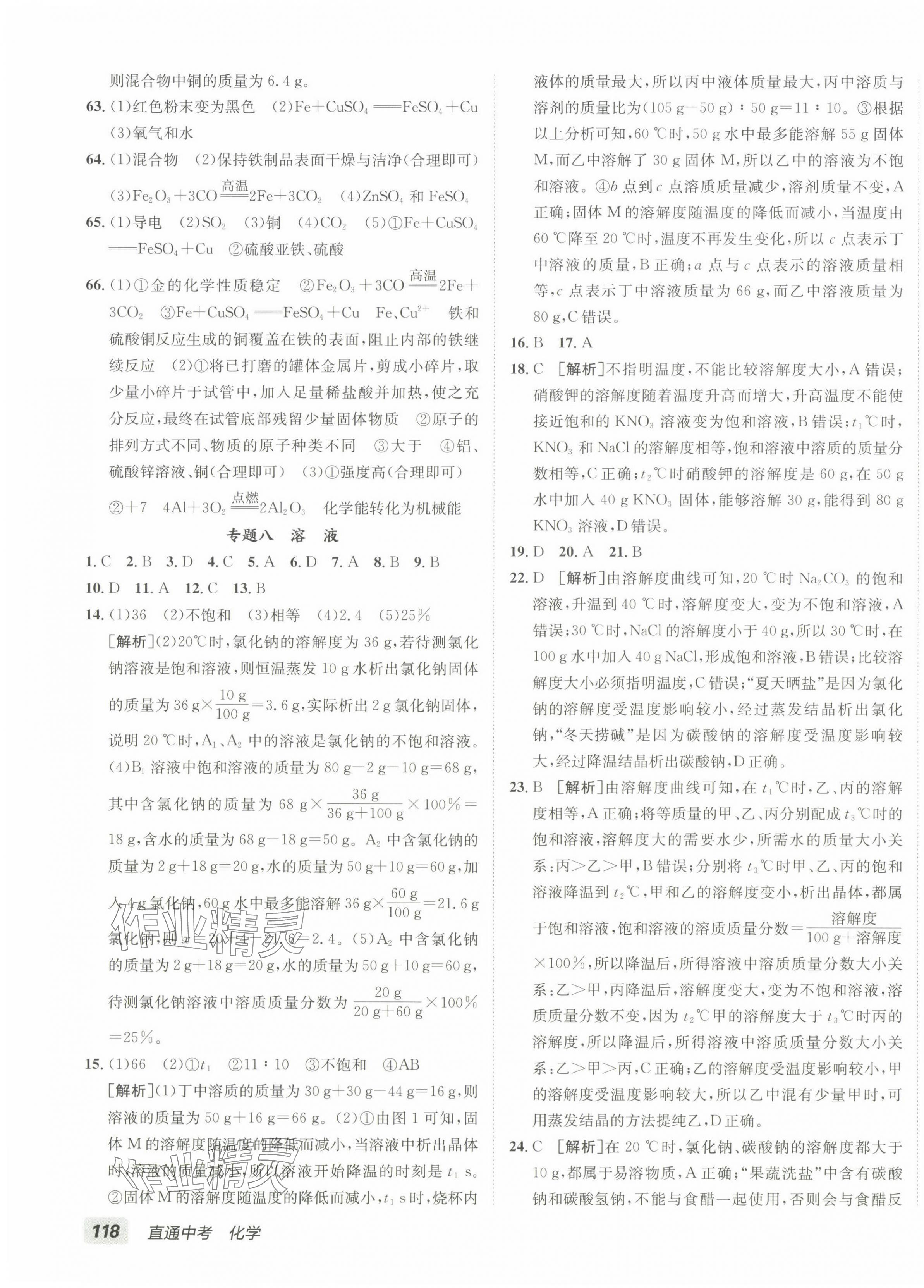 2025年神龍牛皮卷直通中考化學中考 第11頁