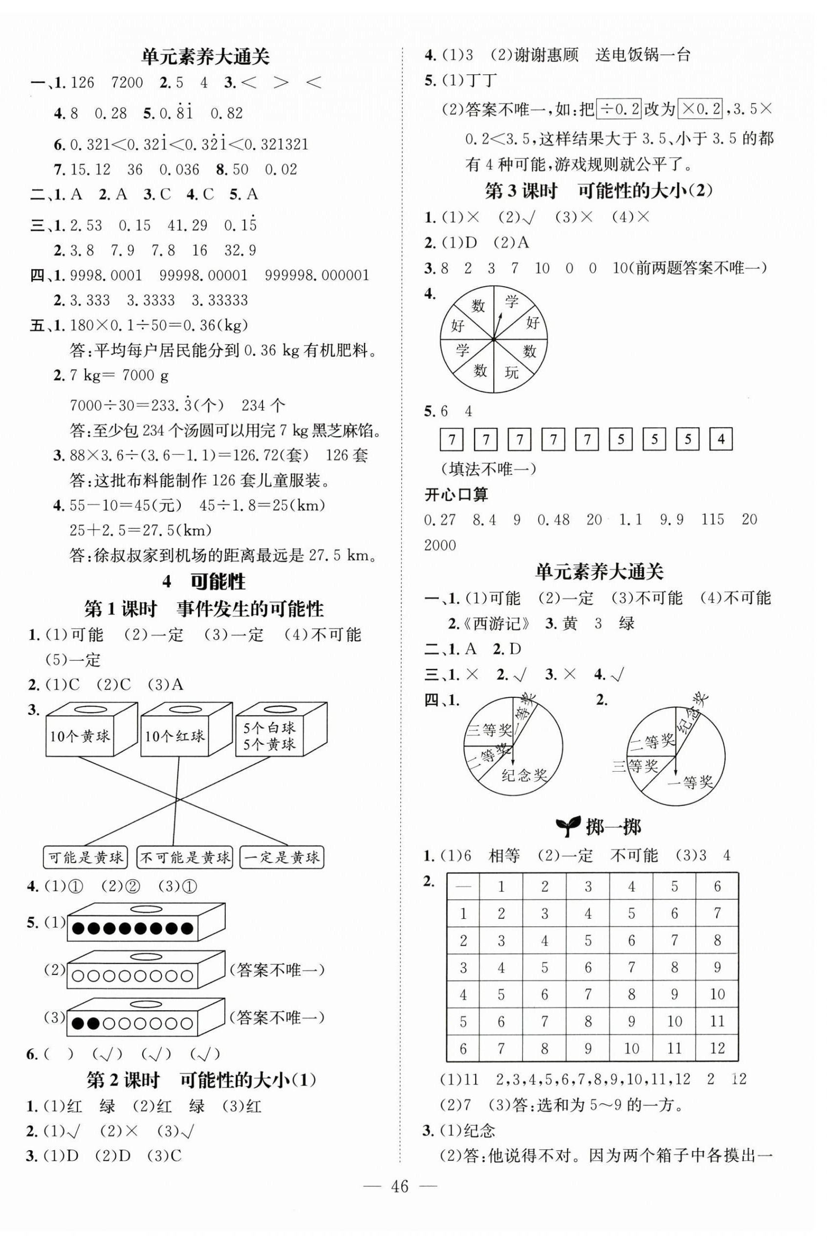 2024年名师测控五年级数学上册人教版 第6页