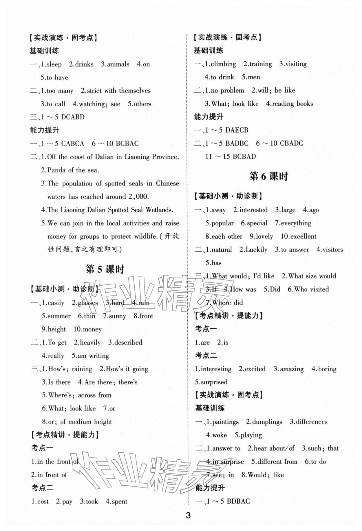2026年初中總復(fù)習(xí)手冊(cè)山東科學(xué)技術(shù)出版社英語(yǔ)&nbsp;第3頁(yè)