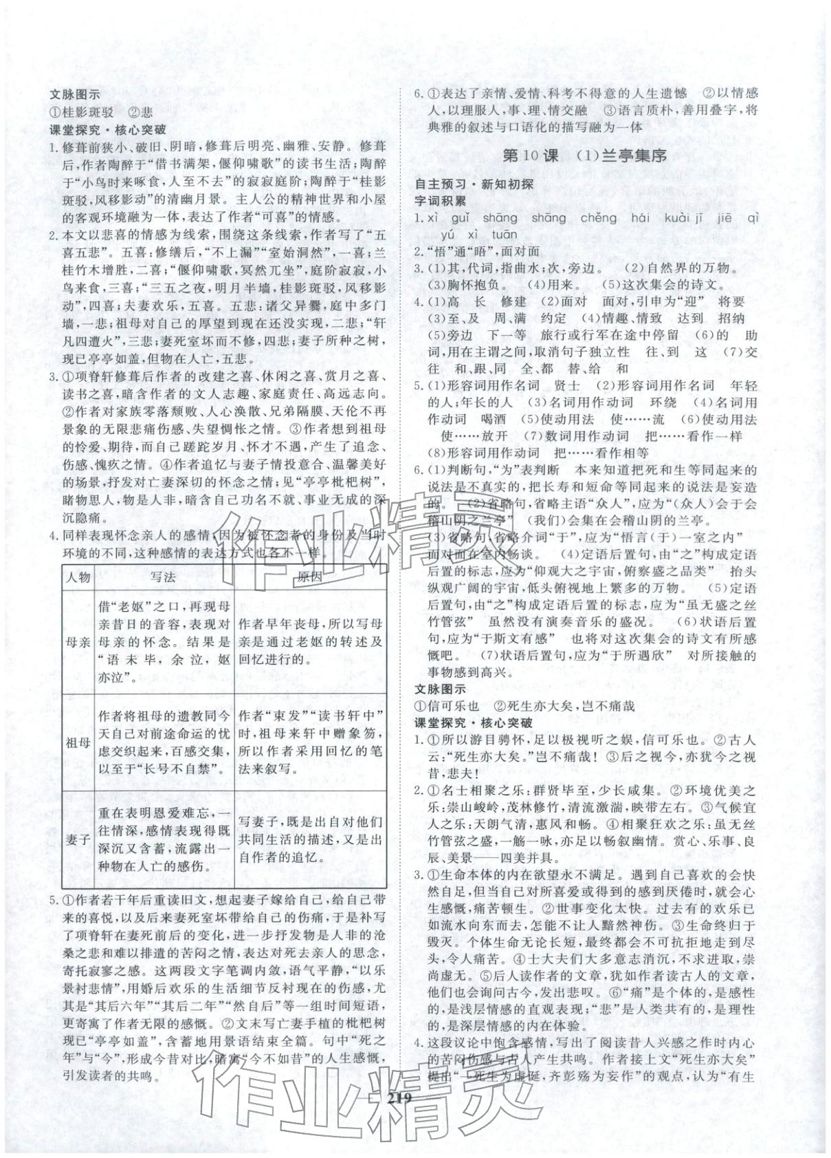 2025年維課金版高中語文選擇性必修下冊&nbsp;第14頁
