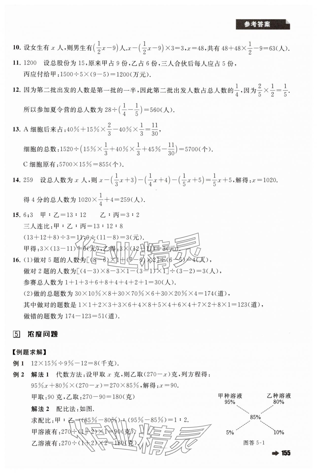 2024年培优新方法六年级数学人教版 第9页