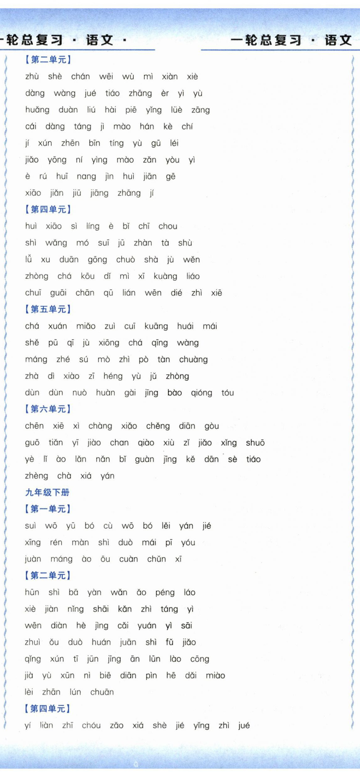 2025年中考加分一輪總復(fù)習(xí)語文 第5頁