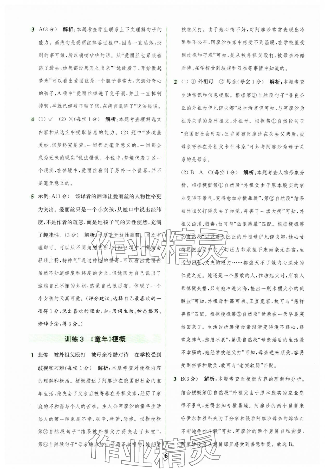 2025年通城學(xué)典組合訓(xùn)練六年級語文下冊人教版江蘇專版 第6頁