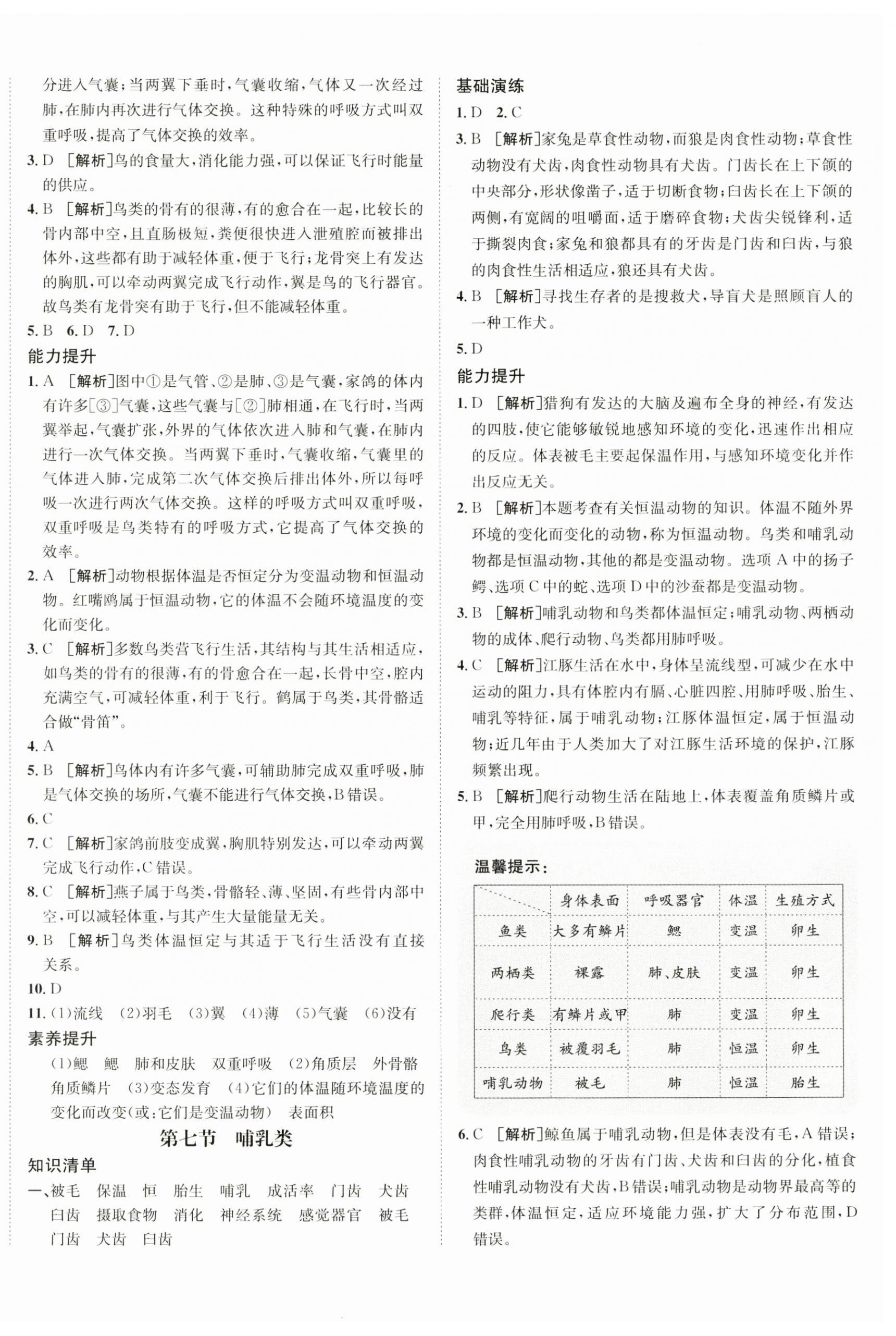 2025年同行學案學練測八年級生物下冊魯科版 第4頁