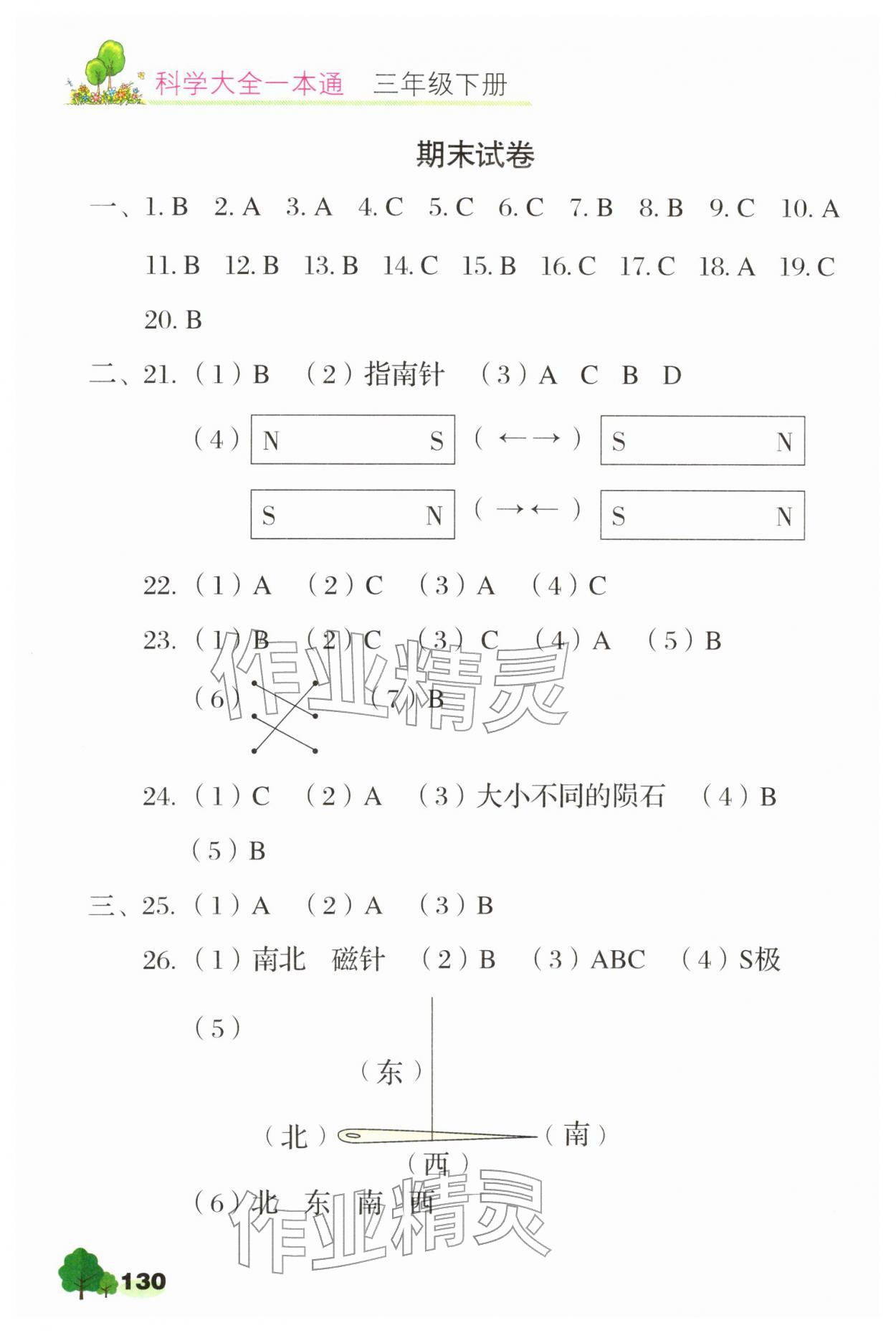 2026年科学大全一本通三年级下册教科版浙江专版&nbsp;第2页