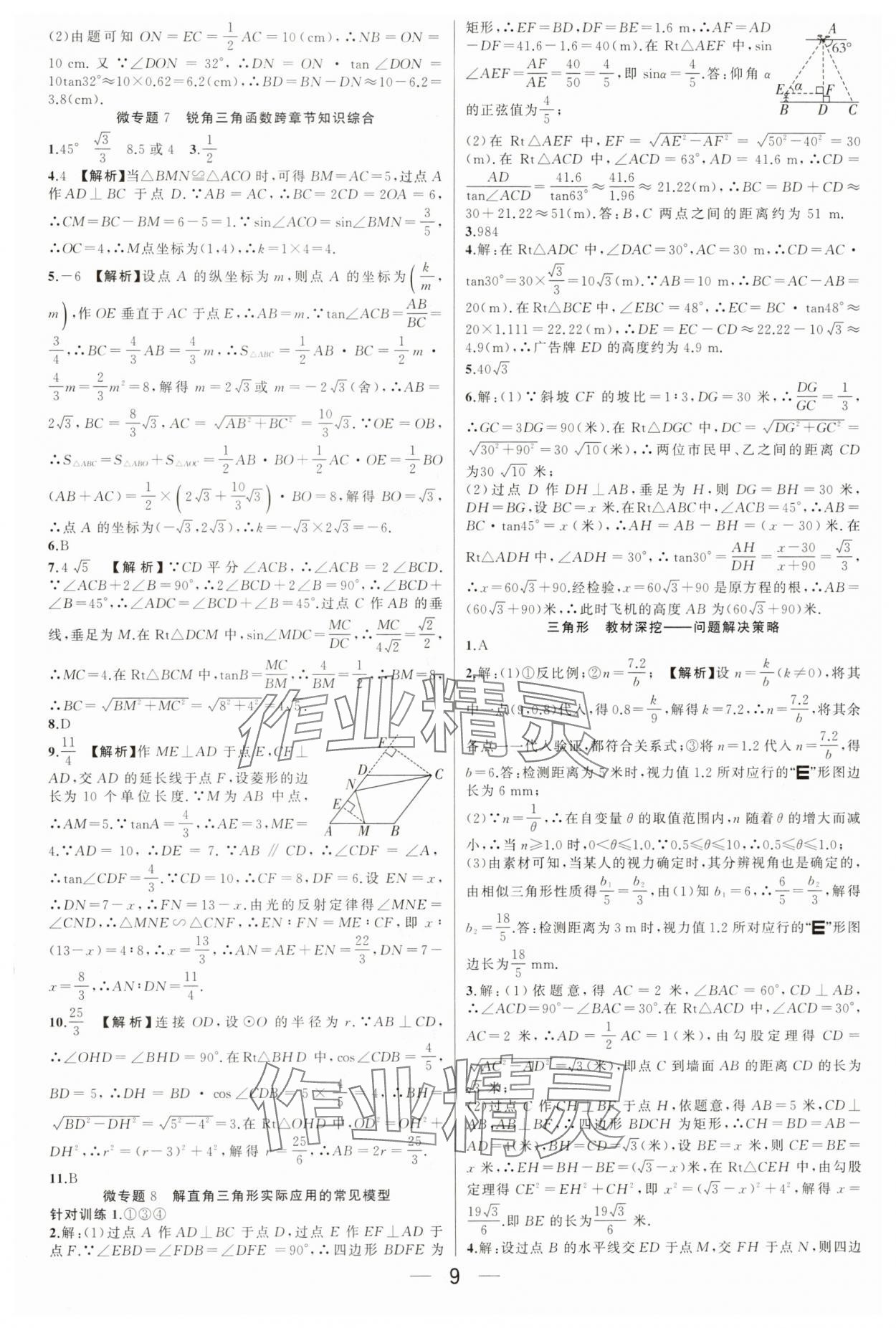 2025年聚焦中考数学深圳专版 第9页