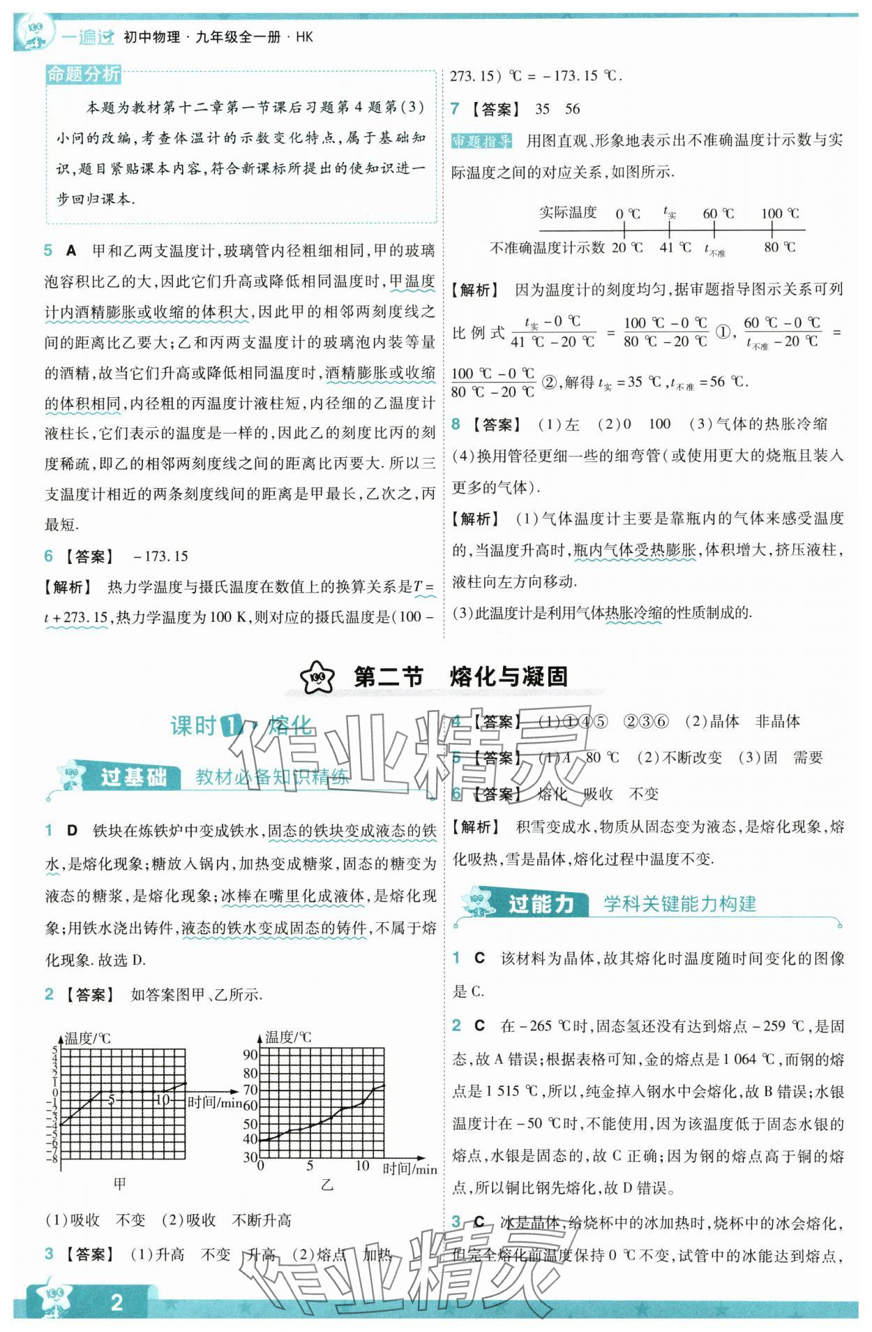 2024年一遍過九年級物理全一冊滬科版 第2頁