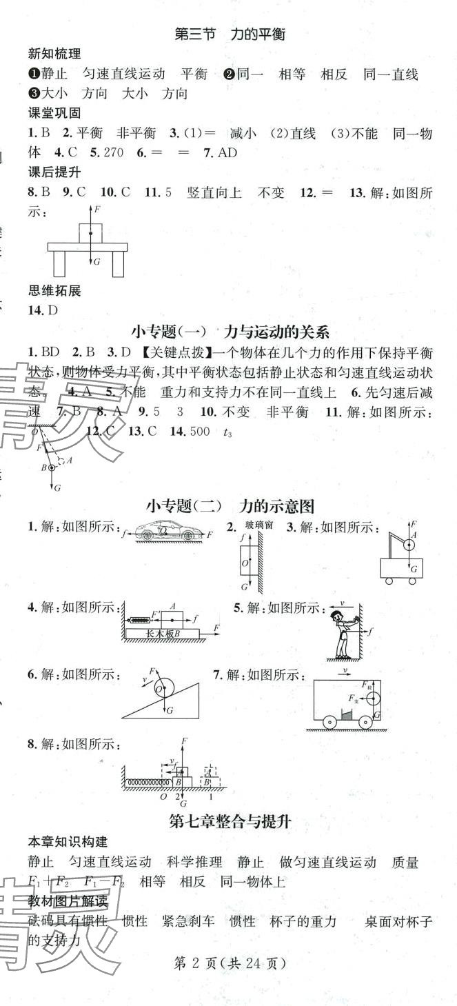 2024年名师测控八年级物理下册沪科版 第2页