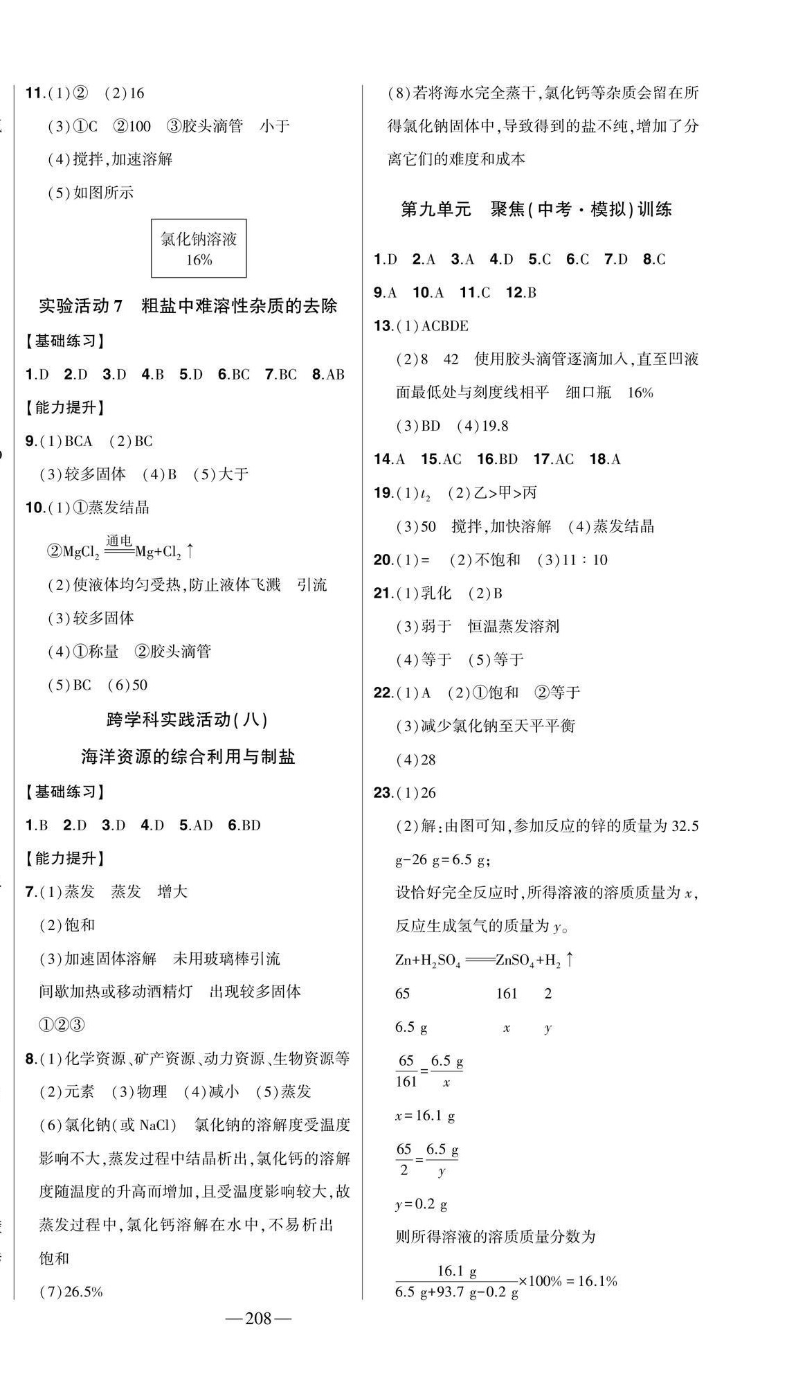 2025年初中新課標(biāo)名師學(xué)案智慧大課堂九年級(jí)化學(xué)下冊(cè)人教版 第6頁(yè)