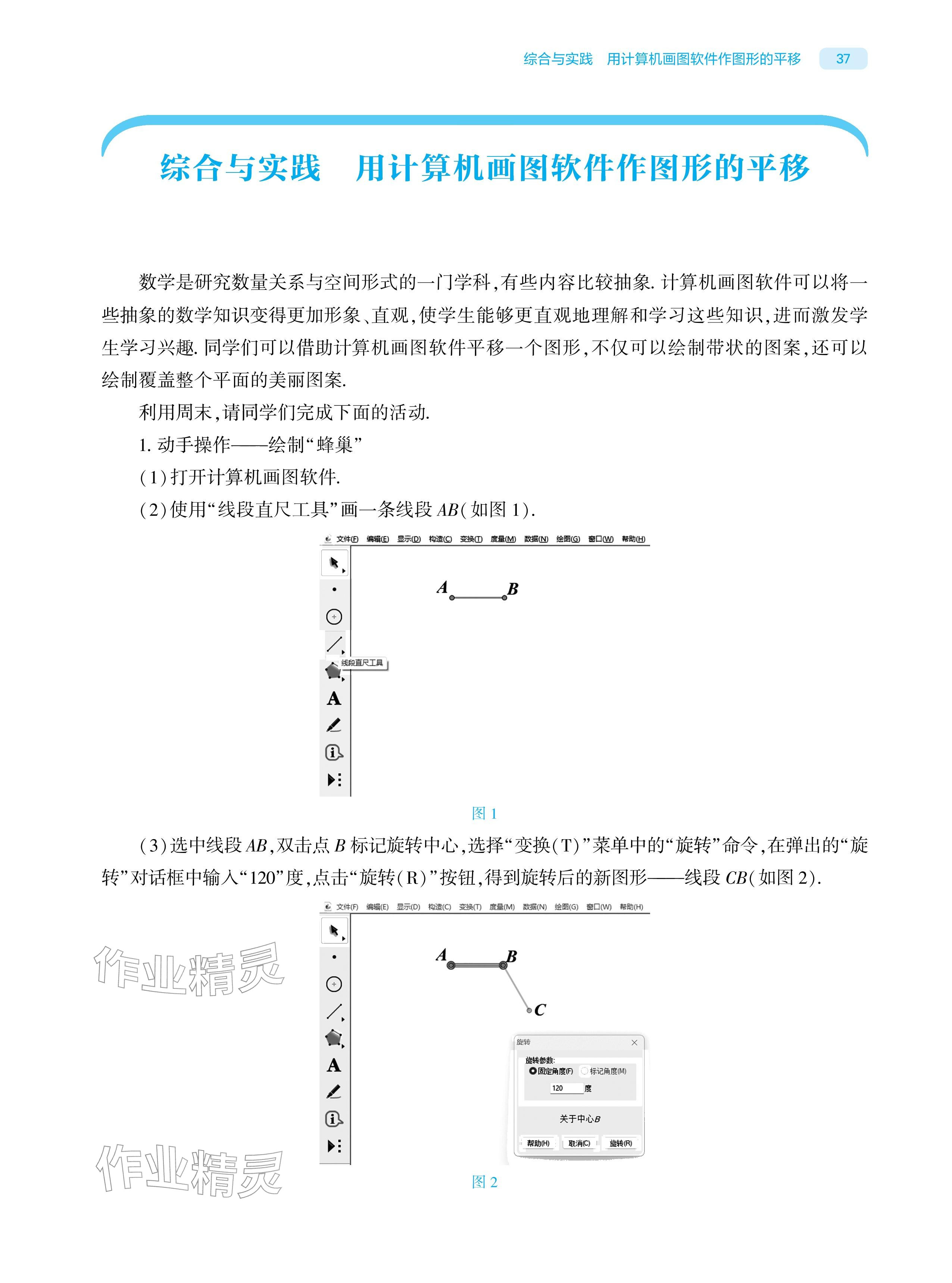 2026年基础训练大象出版社七年级数学下册人教版&nbsp;参考答案第37页