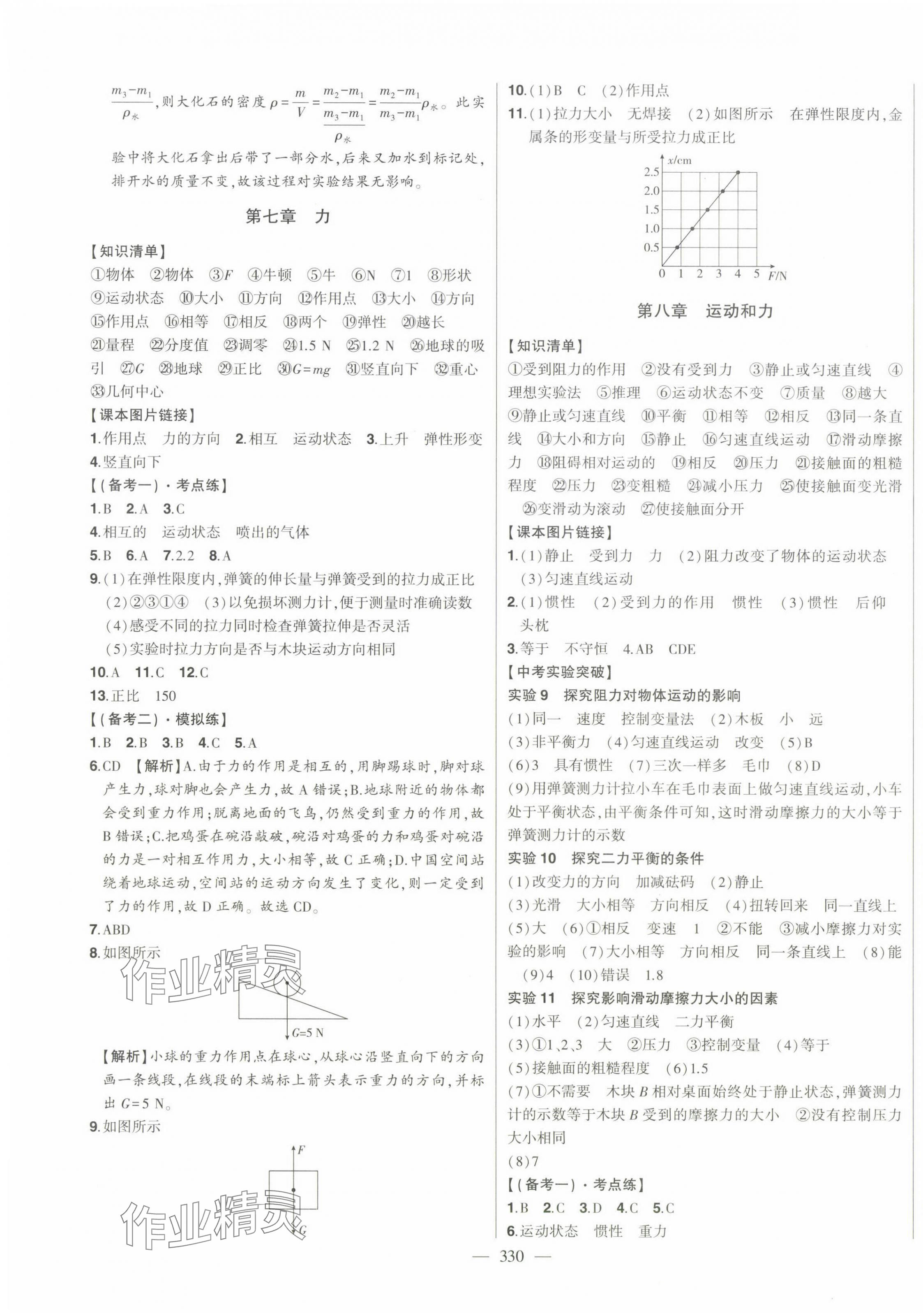 2024年智慧大課堂學業(yè)總復習全程精練物理人教版 第7頁