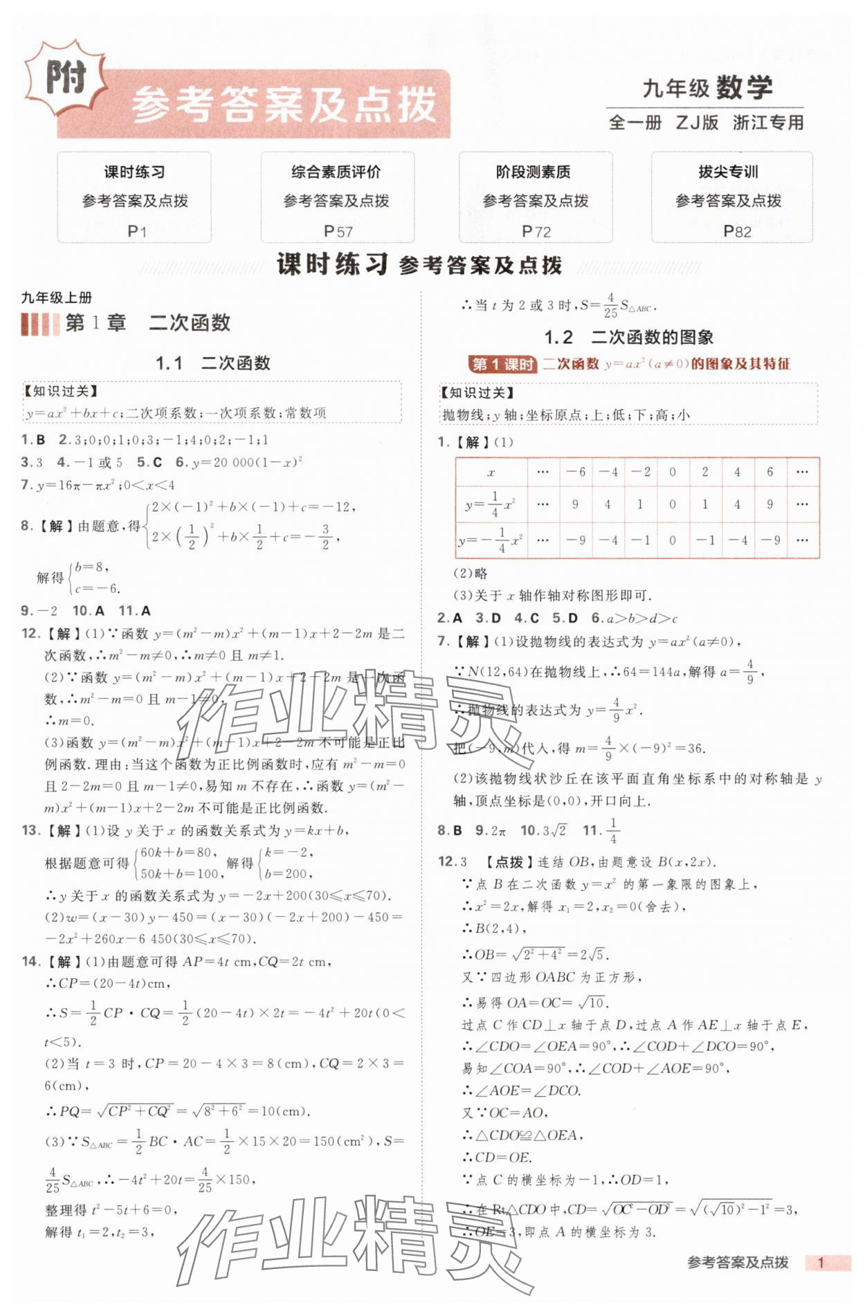 2025年綜合應(yīng)用創(chuàng)新題典中點(diǎn)九年級(jí)數(shù)學(xué)全一冊(cè)浙教版浙江專版 第1頁(yè)