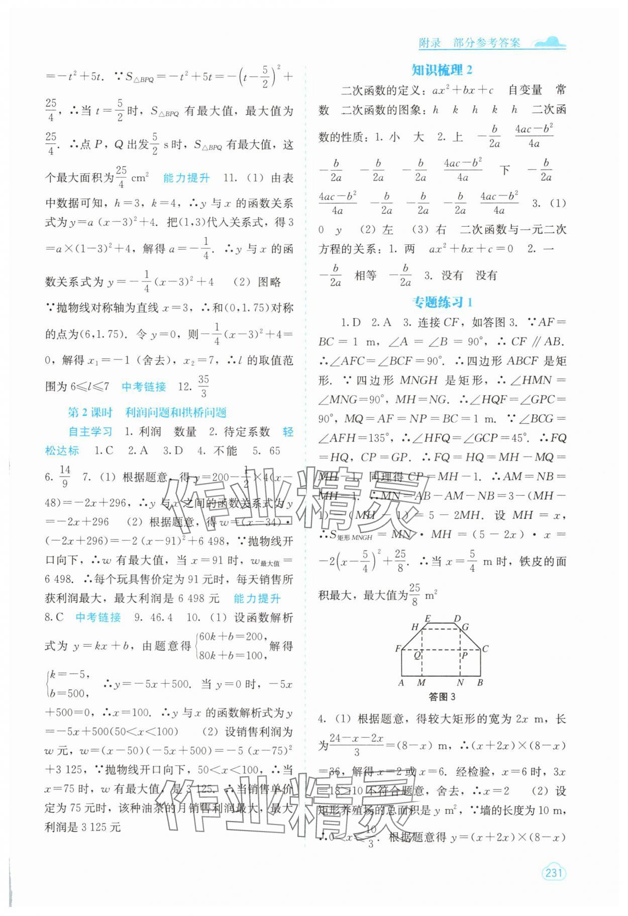 2025年自主学习能力测评九年级数学全一册人教版 第5页