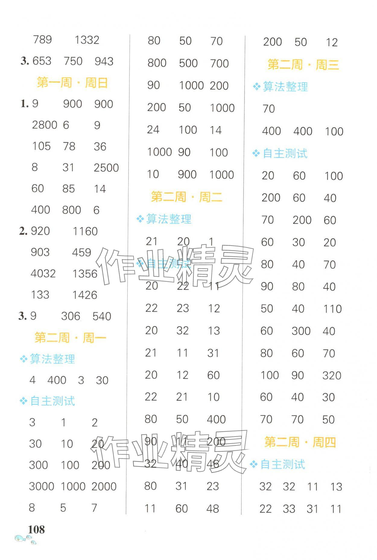 2025年小學(xué)學(xué)霸天天計(jì)算三年級(jí)數(shù)學(xué)下冊(cè)人教版廣東專版 第2頁(yè)