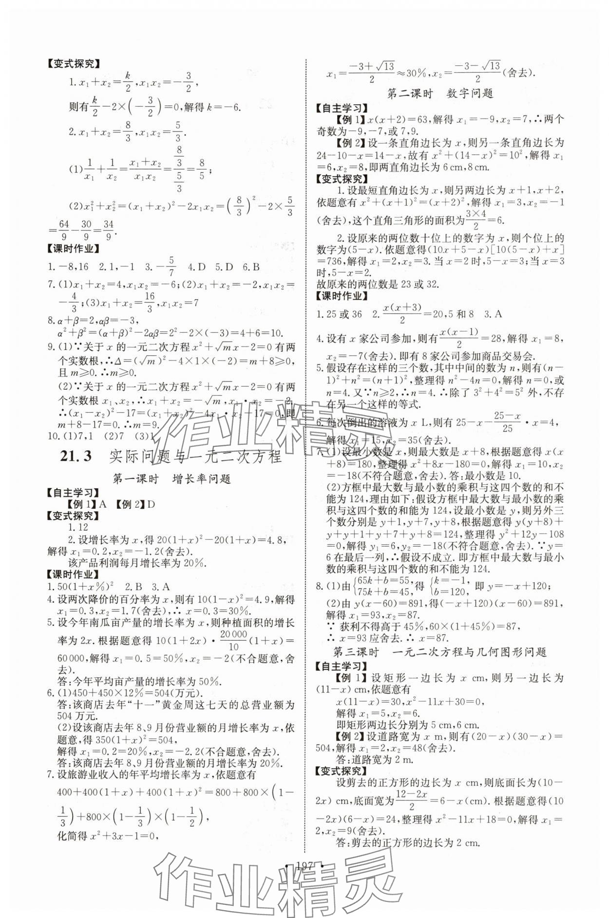 2025年长江全能学案同步练习册九年级数学全一册人教版 第3页
