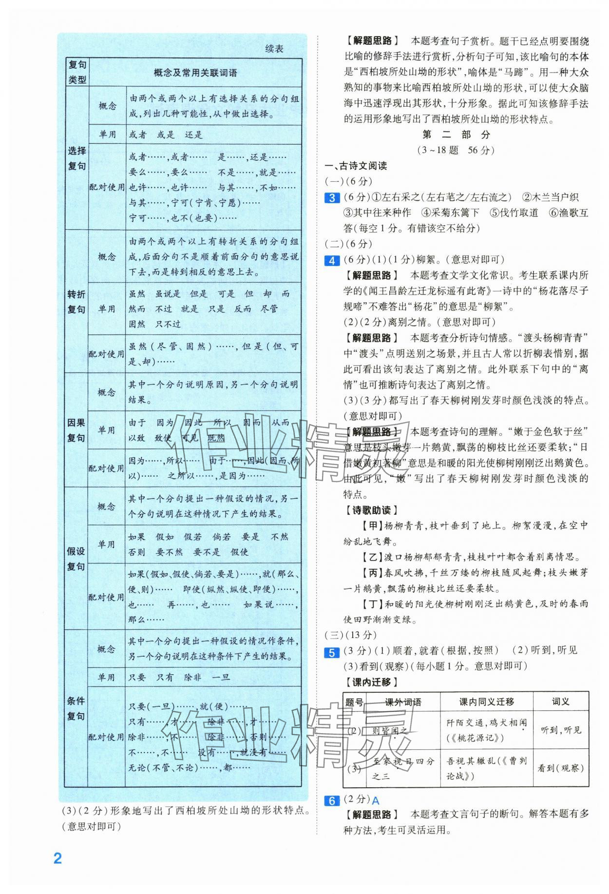 2024年金考卷45套匯編語文河北專版 第2頁