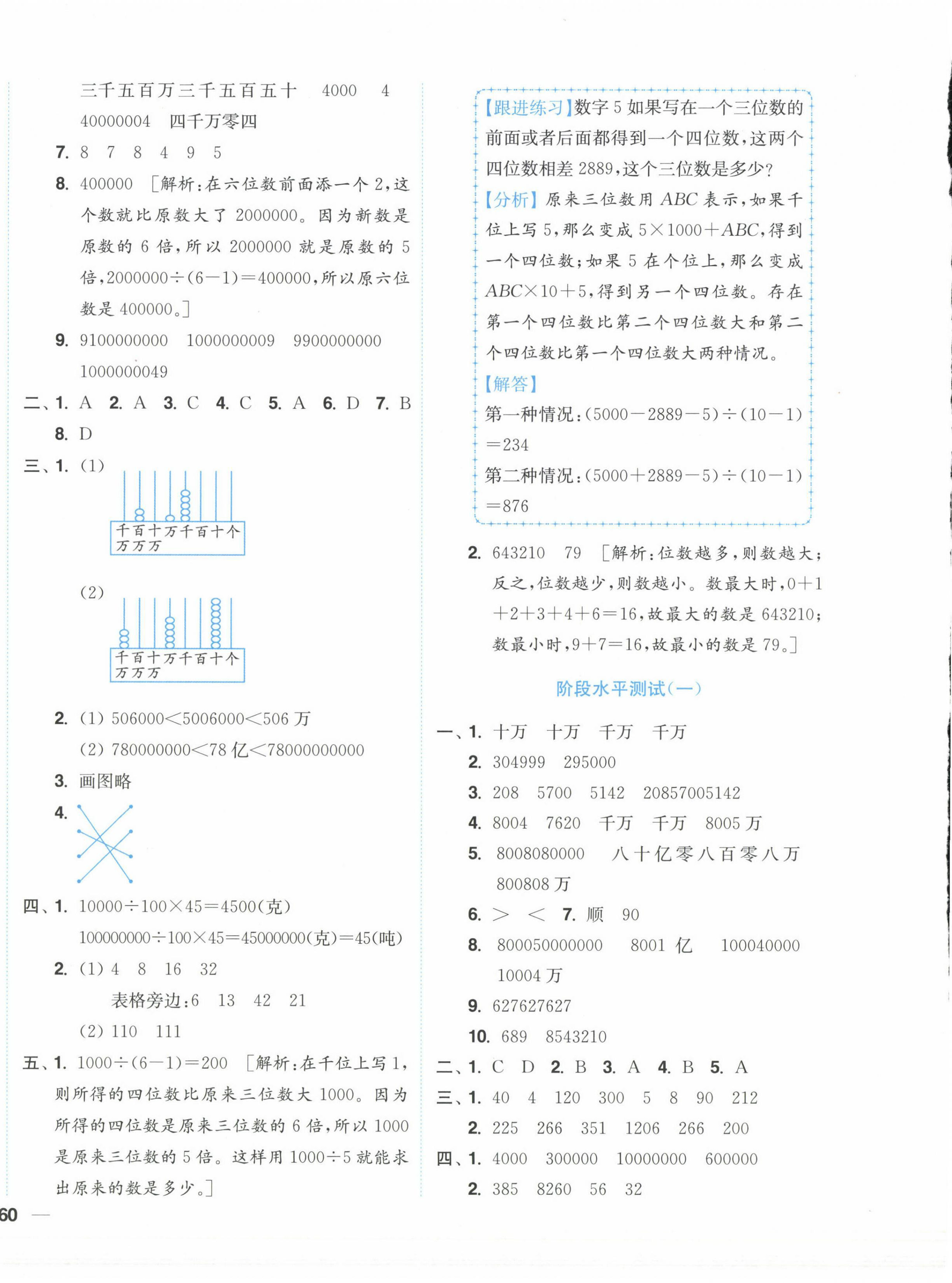 2024年小題狂做全程測(cè)評(píng)卷四年級(jí)數(shù)學(xué)下冊(cè)蘇教版 第4頁(yè)