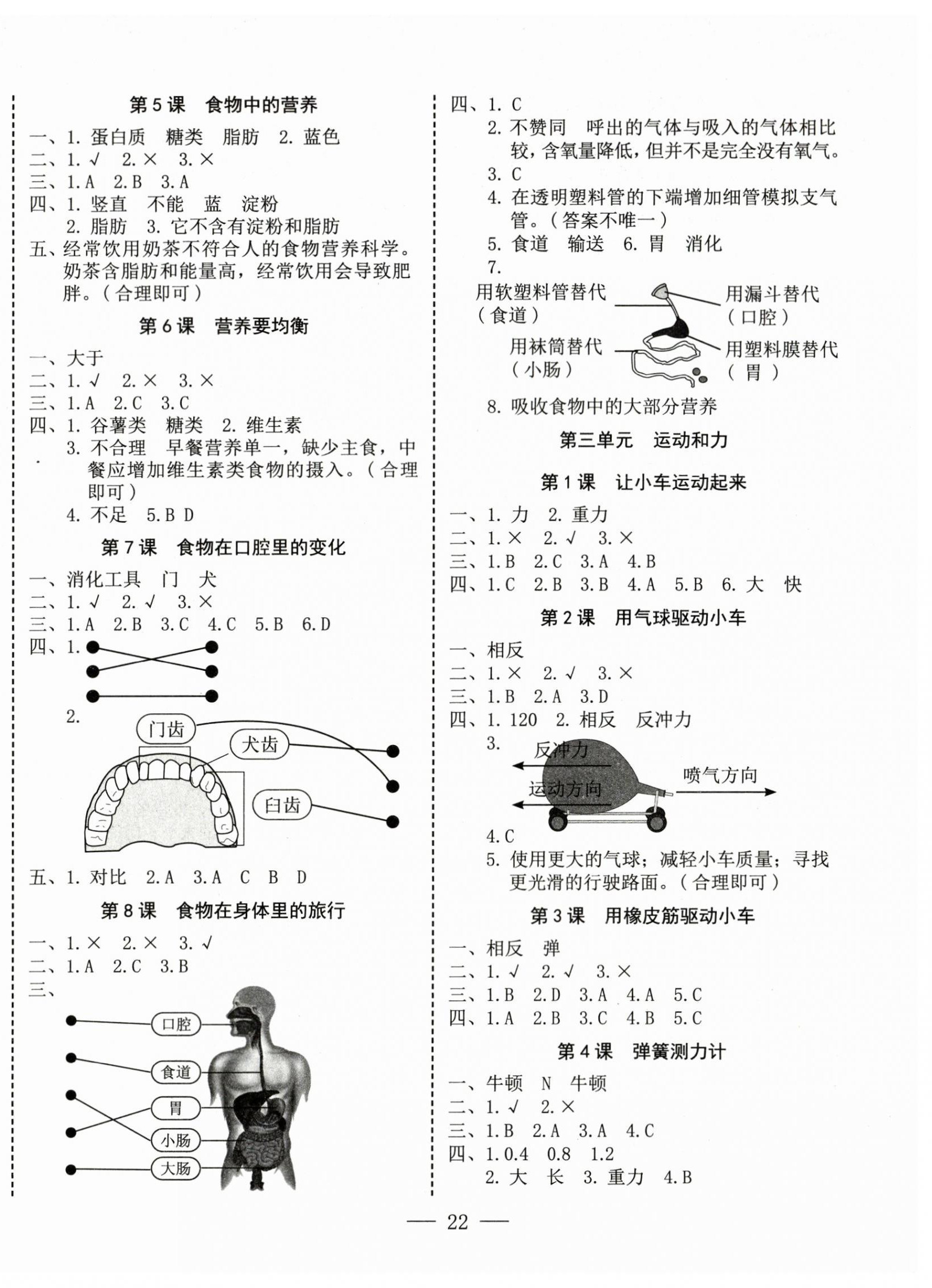 2025年科学速记大通关四年级上册教科版 第2页