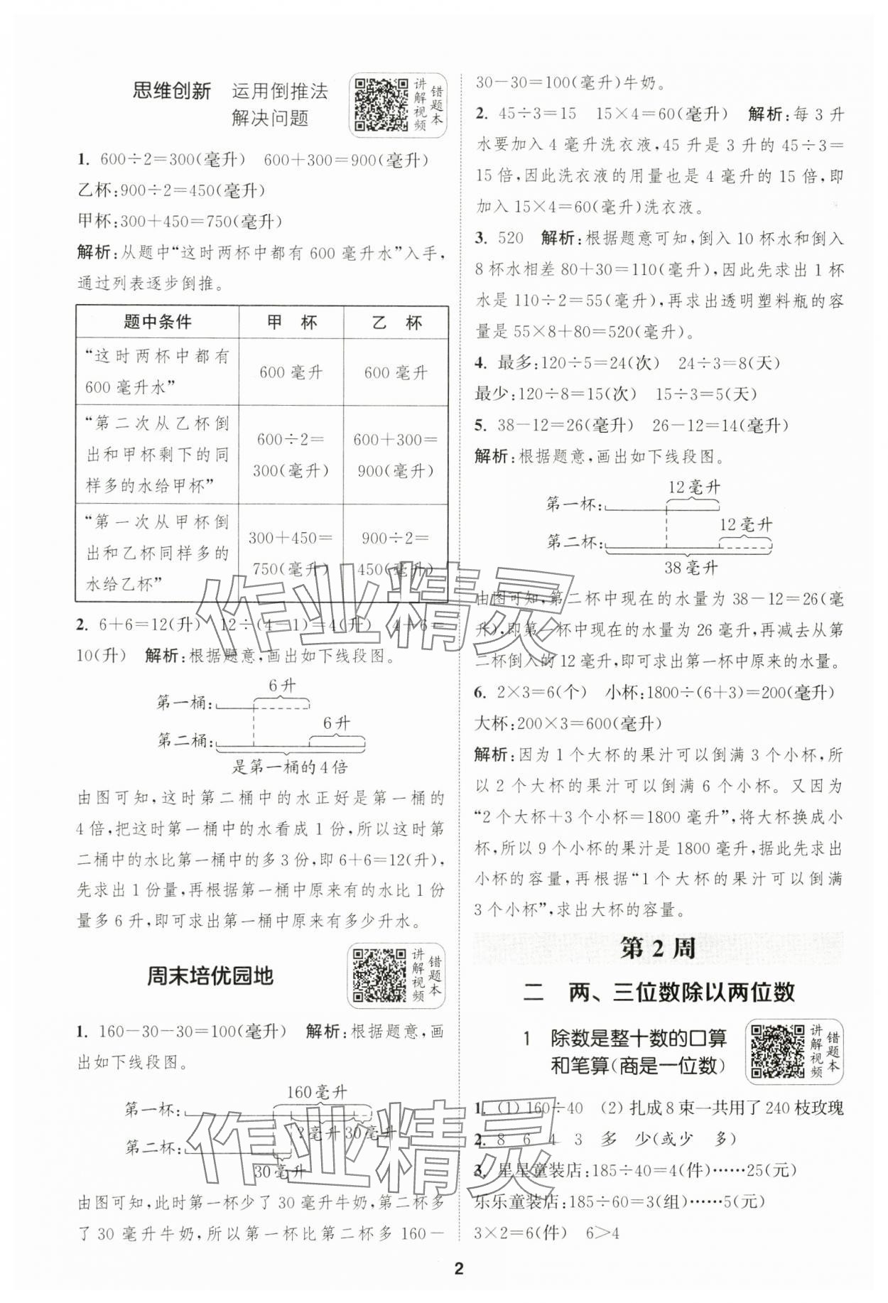 2024年通城學(xué)典拔尖新方案四年級數(shù)學(xué)上冊蘇教版 第2頁