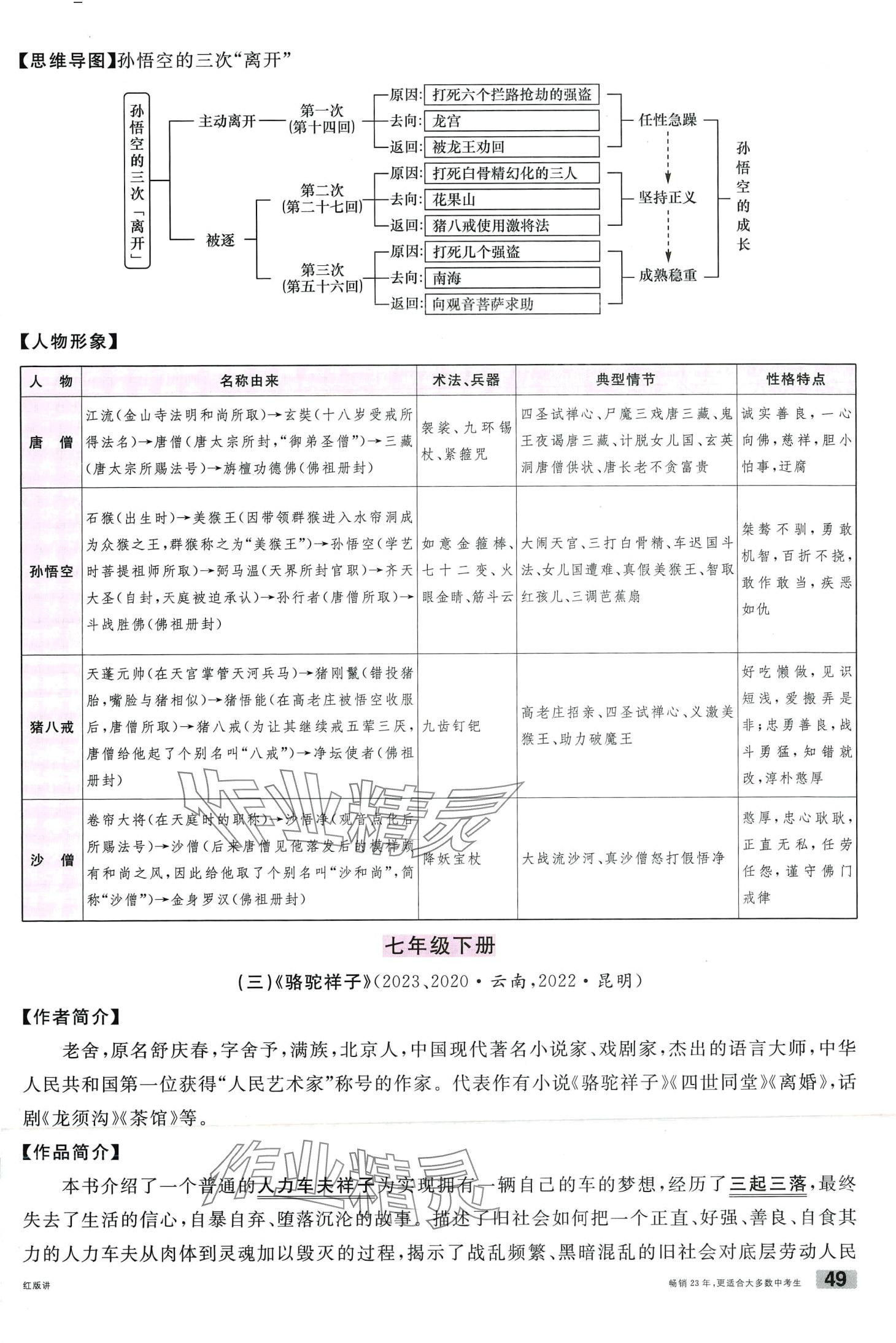 2024年火線100天語文中考云南專版 第49頁