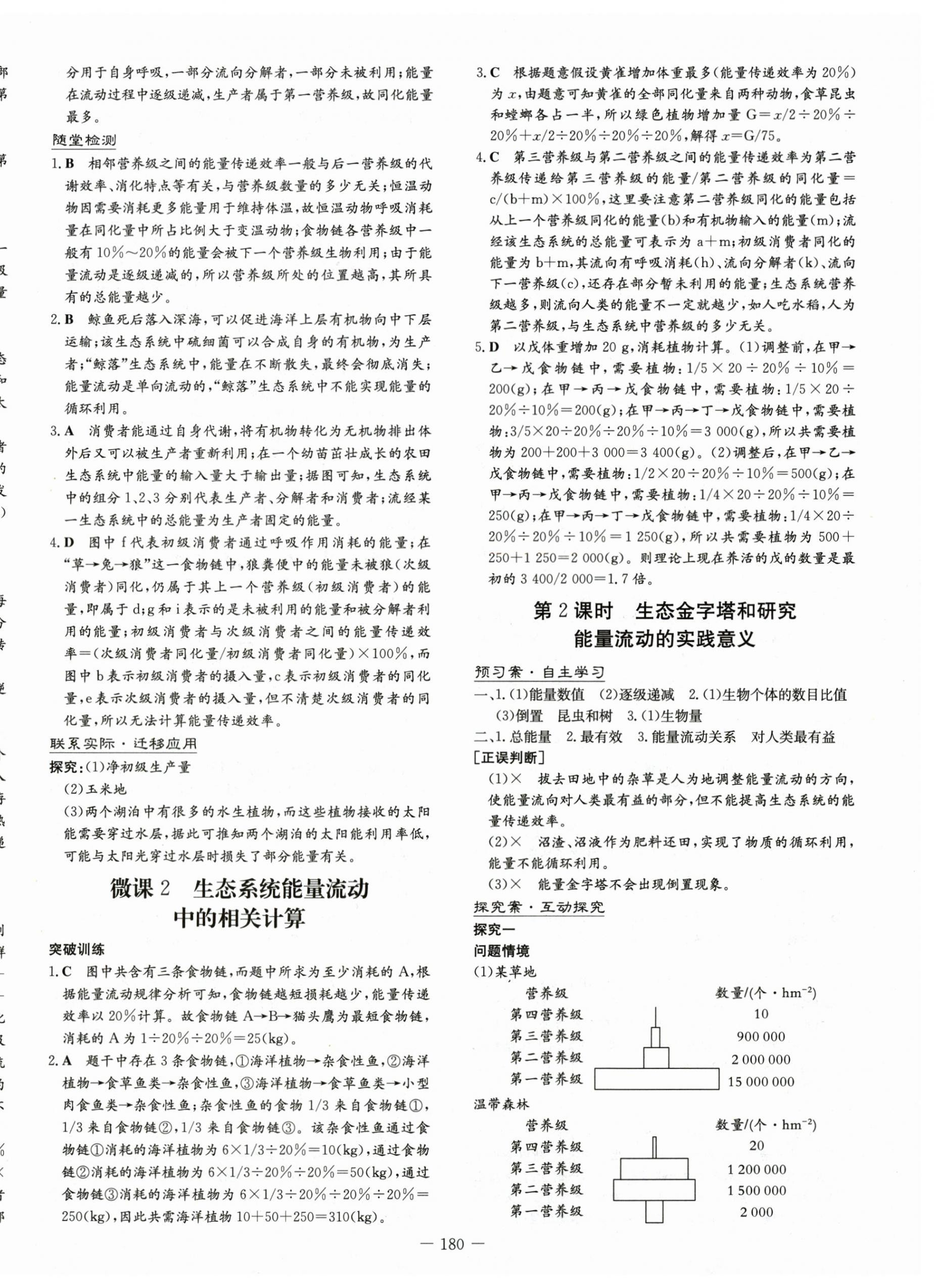 2025年高中全程學習導與練（）生物與環境）高中生物選擇性必修2人教版 第10頁