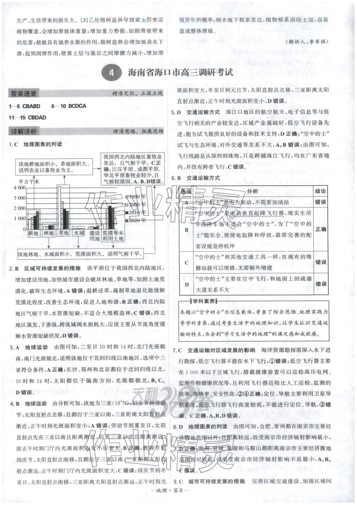 2026年高考模擬試題匯編高中地理全一冊通用版&nbsp;第9頁