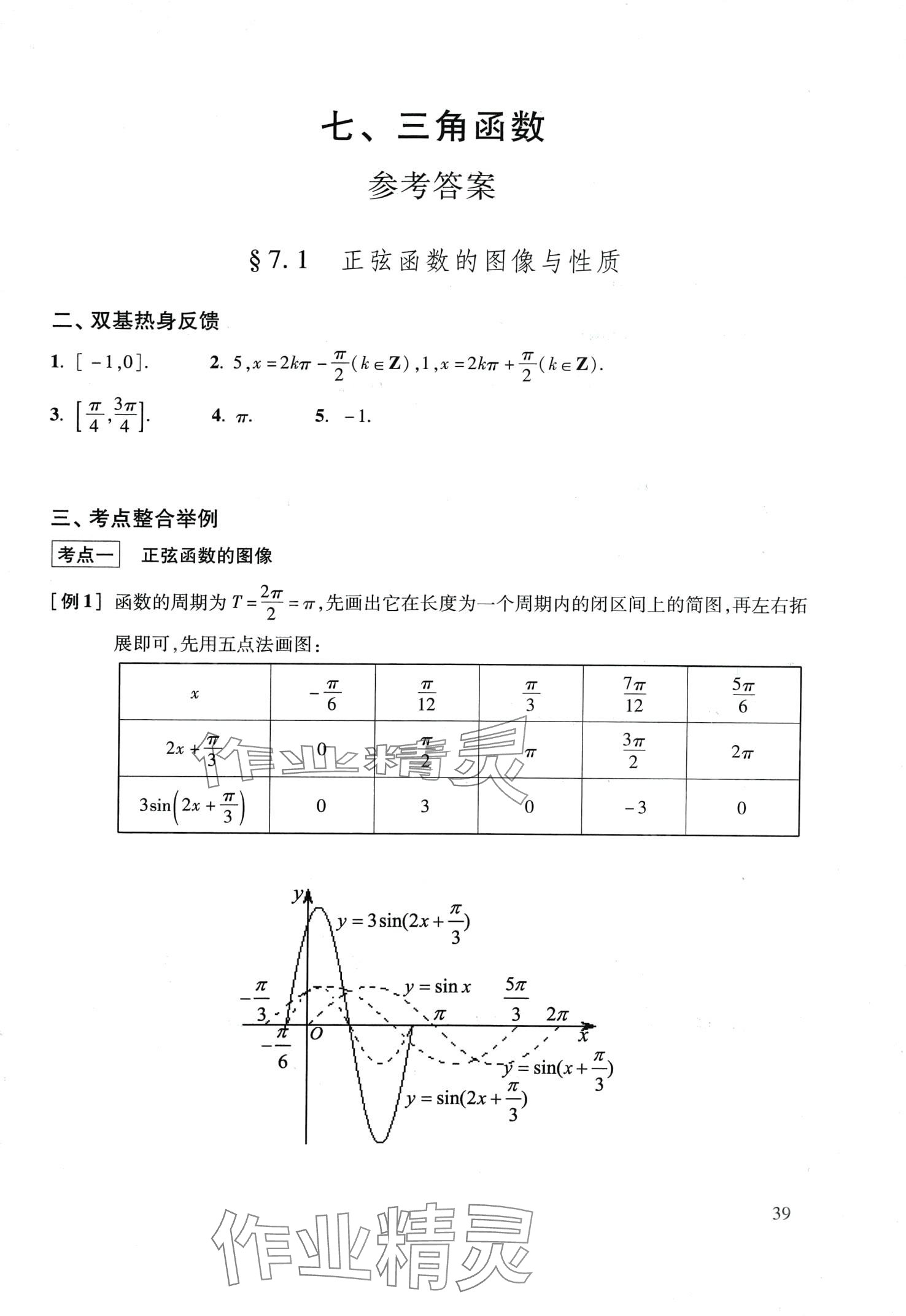 2024年復(fù)習(xí)點(diǎn)要高三數(shù)學(xué)滬教版 第39頁(yè)