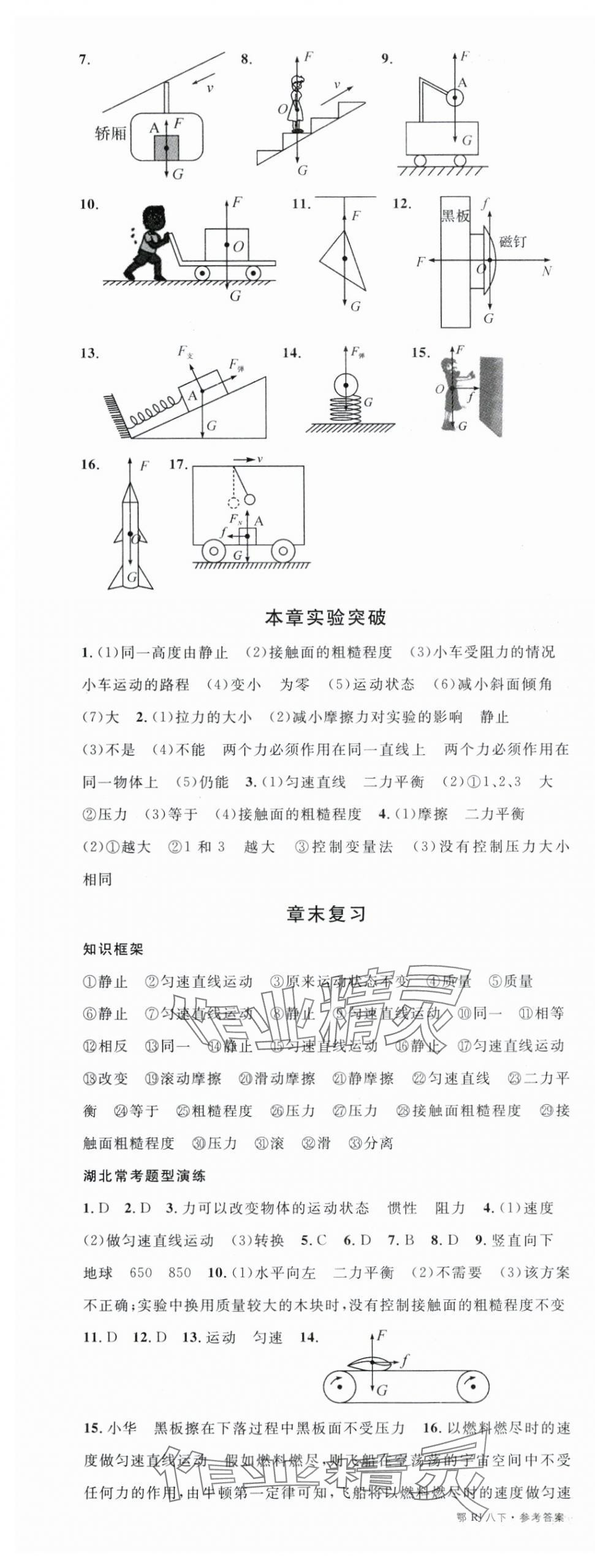 2024年名校課堂八年級(jí)物理下冊(cè)人教版湖北專版 第5頁(yè)