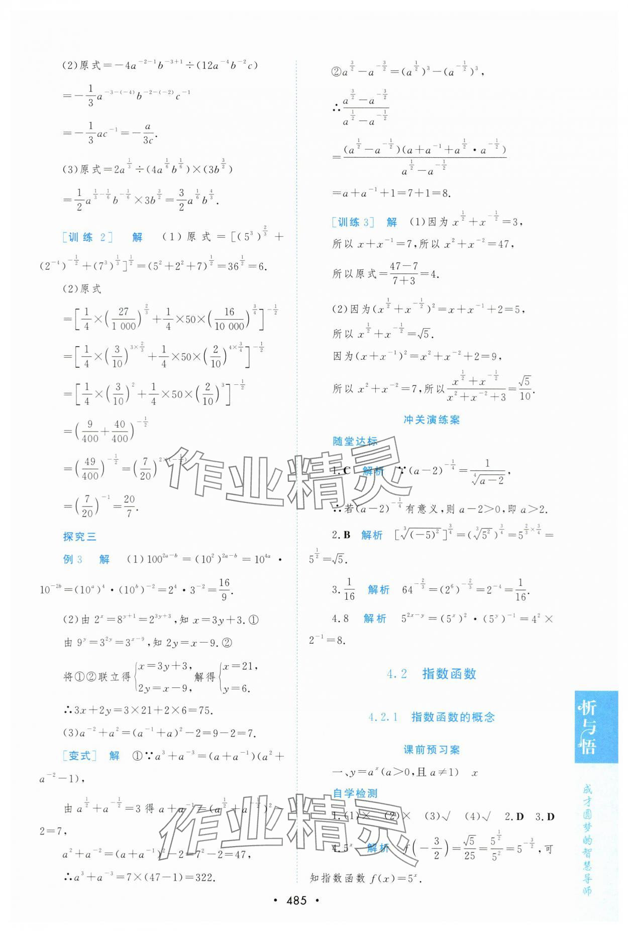 2023年新課程學(xué)習(xí)與測評數(shù)學(xué)必修第一冊人教版 第45頁