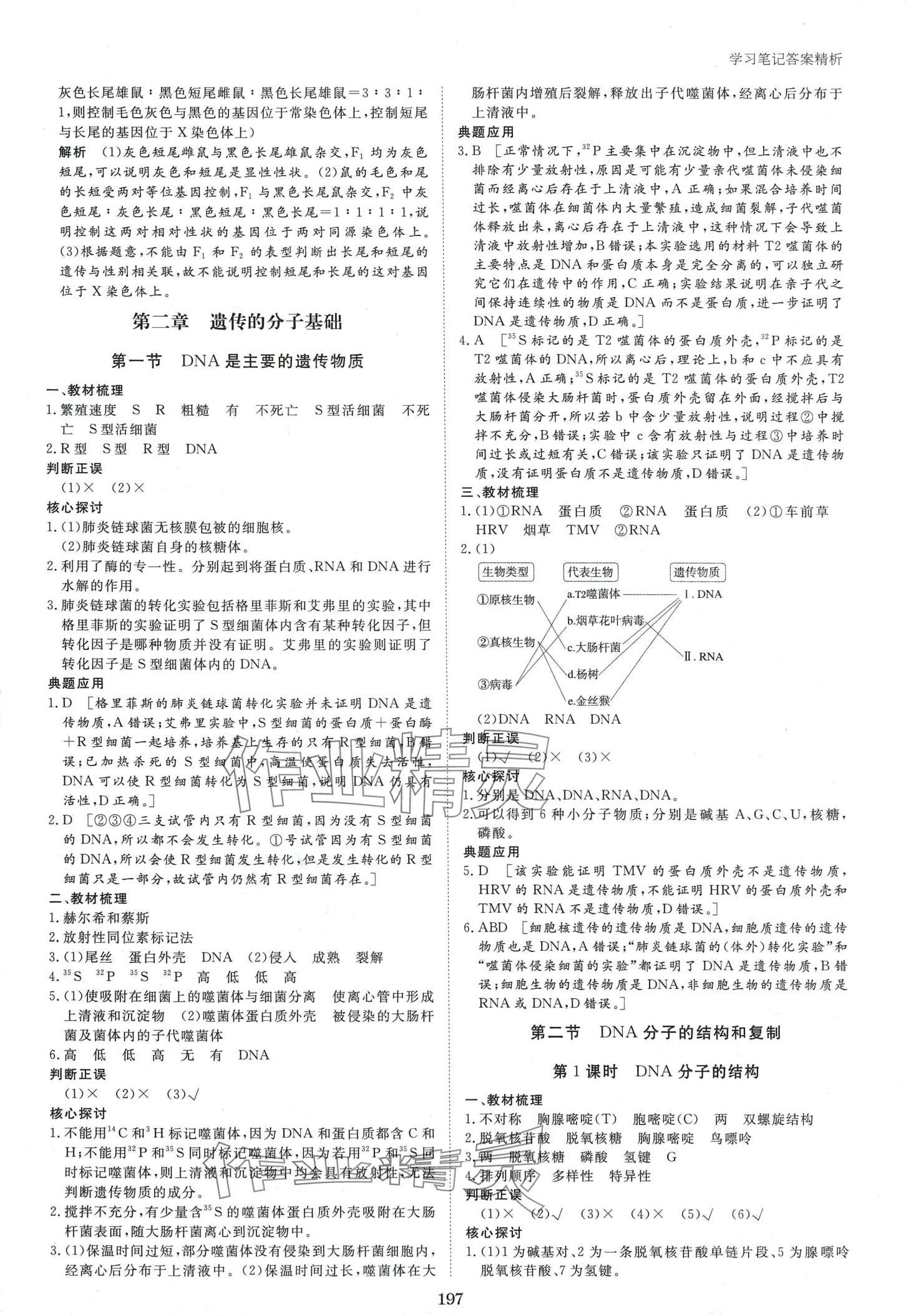 2024年步步高學(xué)習(xí)筆記高中生物必修2蘇教版 第8頁