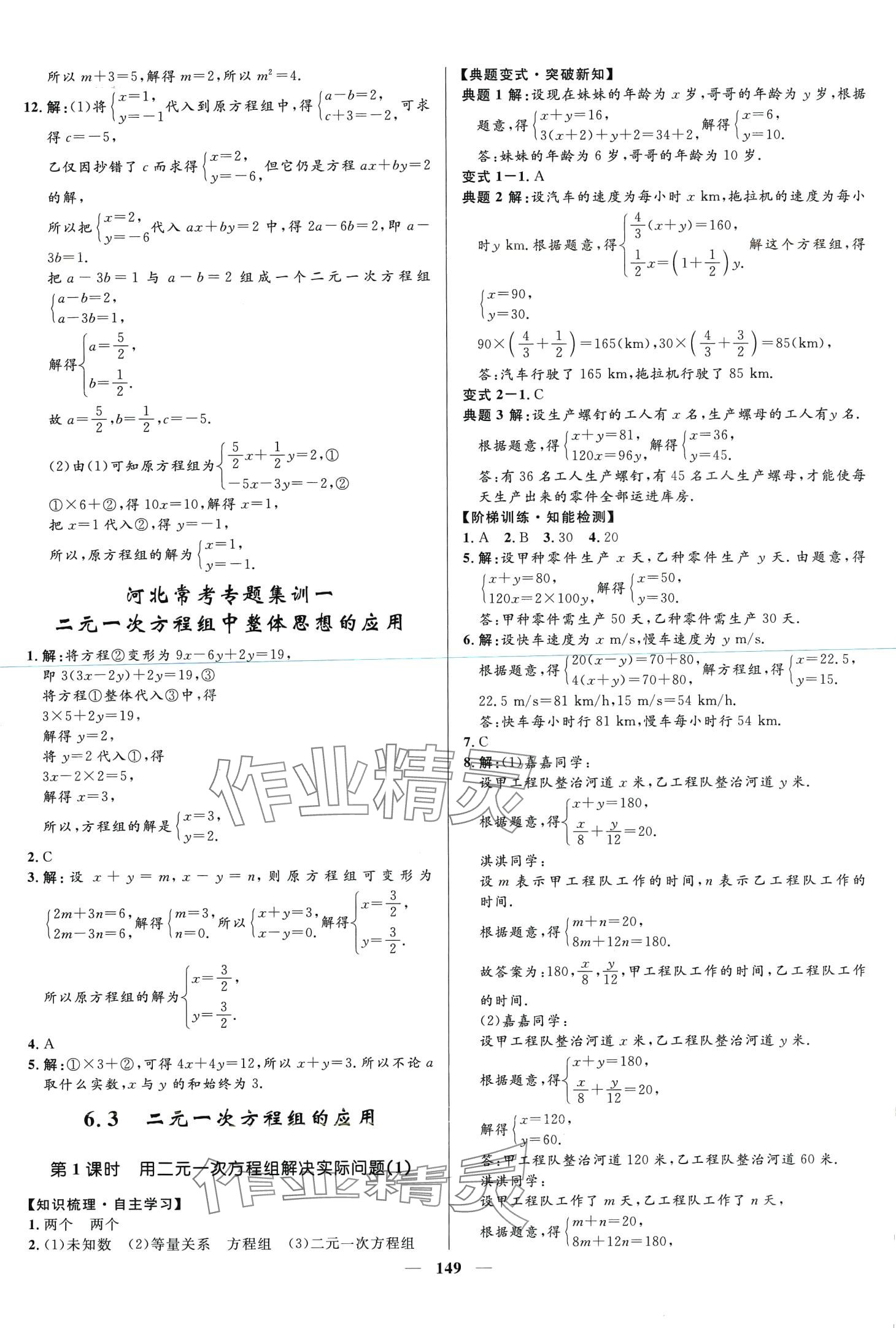 2024年奪冠百分百新導(dǎo)學(xué)課時(shí)練七年級(jí)數(shù)學(xué)下冊(cè)人教版 第3頁(yè)