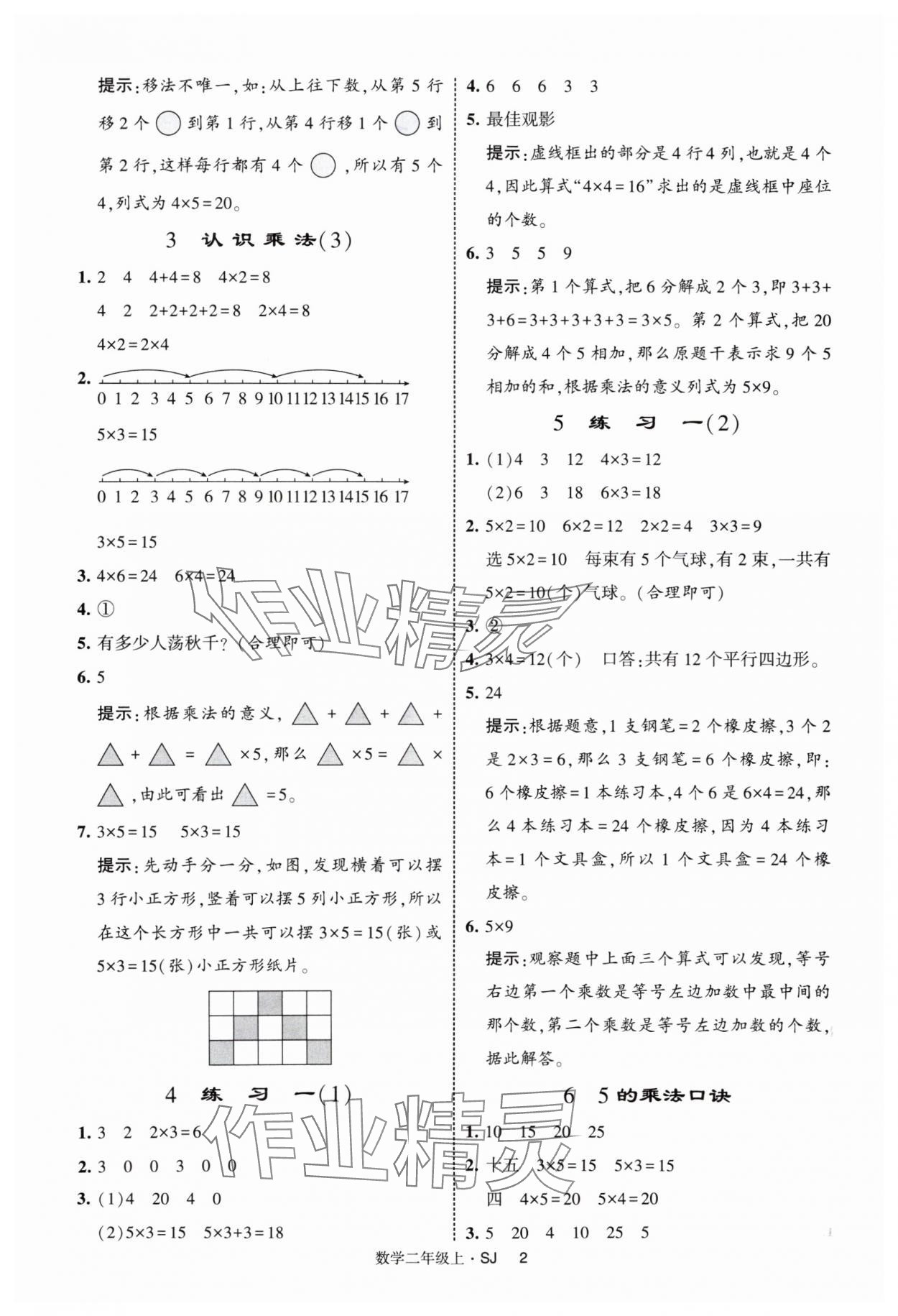 2025年經(jīng)綸學(xué)典提高班二年級(jí)數(shù)學(xué)上冊(cè)蘇教版 第2頁(yè)
