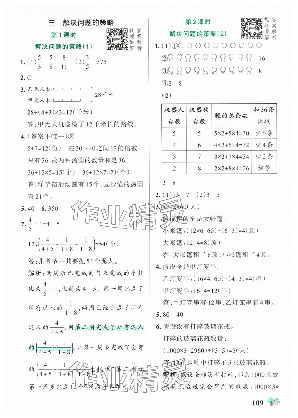 2025年綠卡提優(yōu)特訓(xùn)六年級(jí)數(shù)學(xué)下冊(cè)蘇教版江蘇專(zhuān)版 參考答案第9頁(yè)