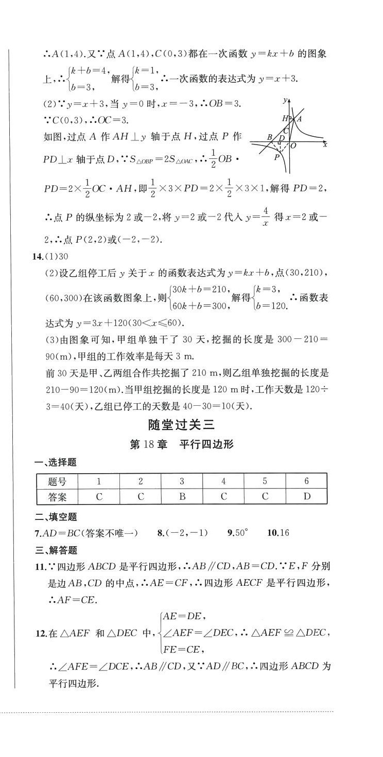 2024年精練過關(guān)四川教育出版社八年級(jí)數(shù)學(xué)下冊(cè)華師大版 第3頁(yè)