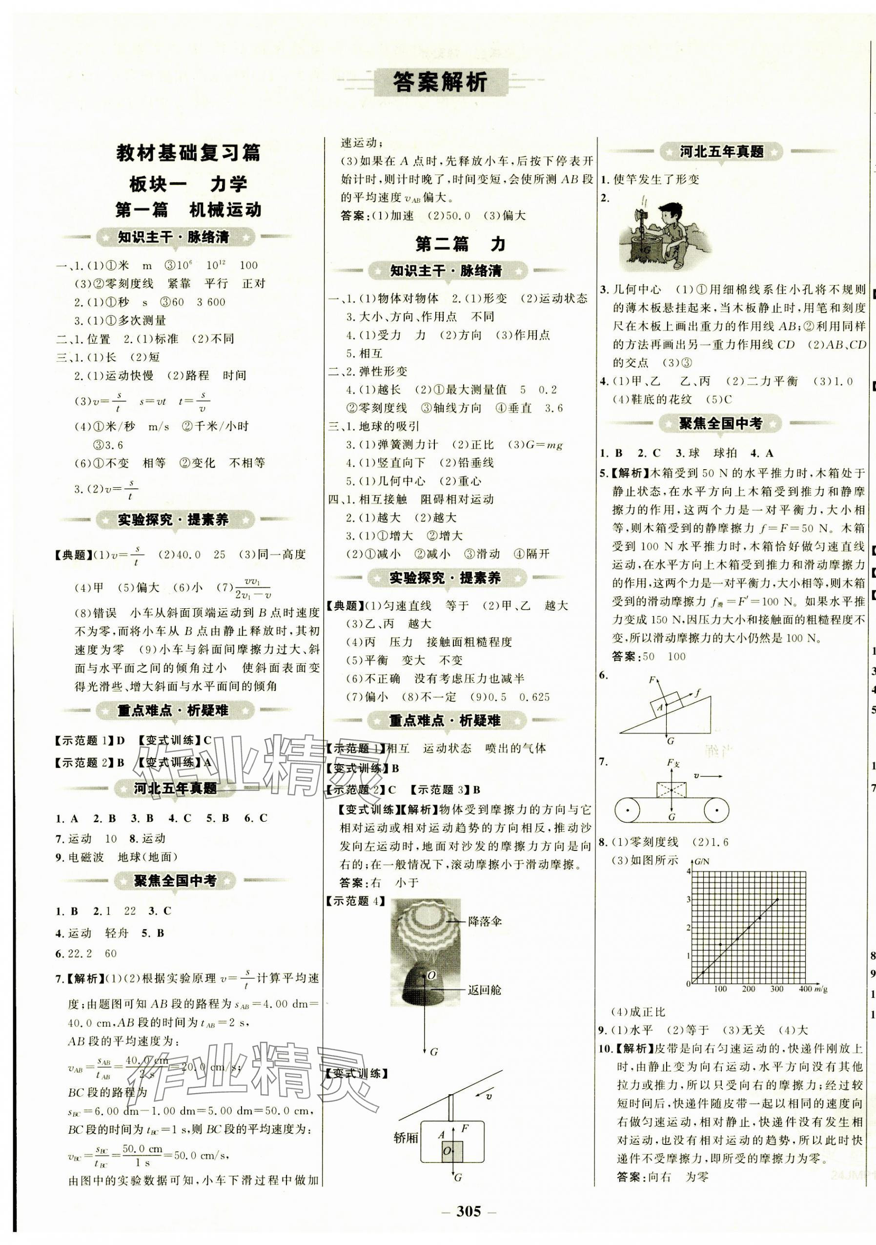 2024年世纪金榜金榜中考物理中考河北专版 第1页