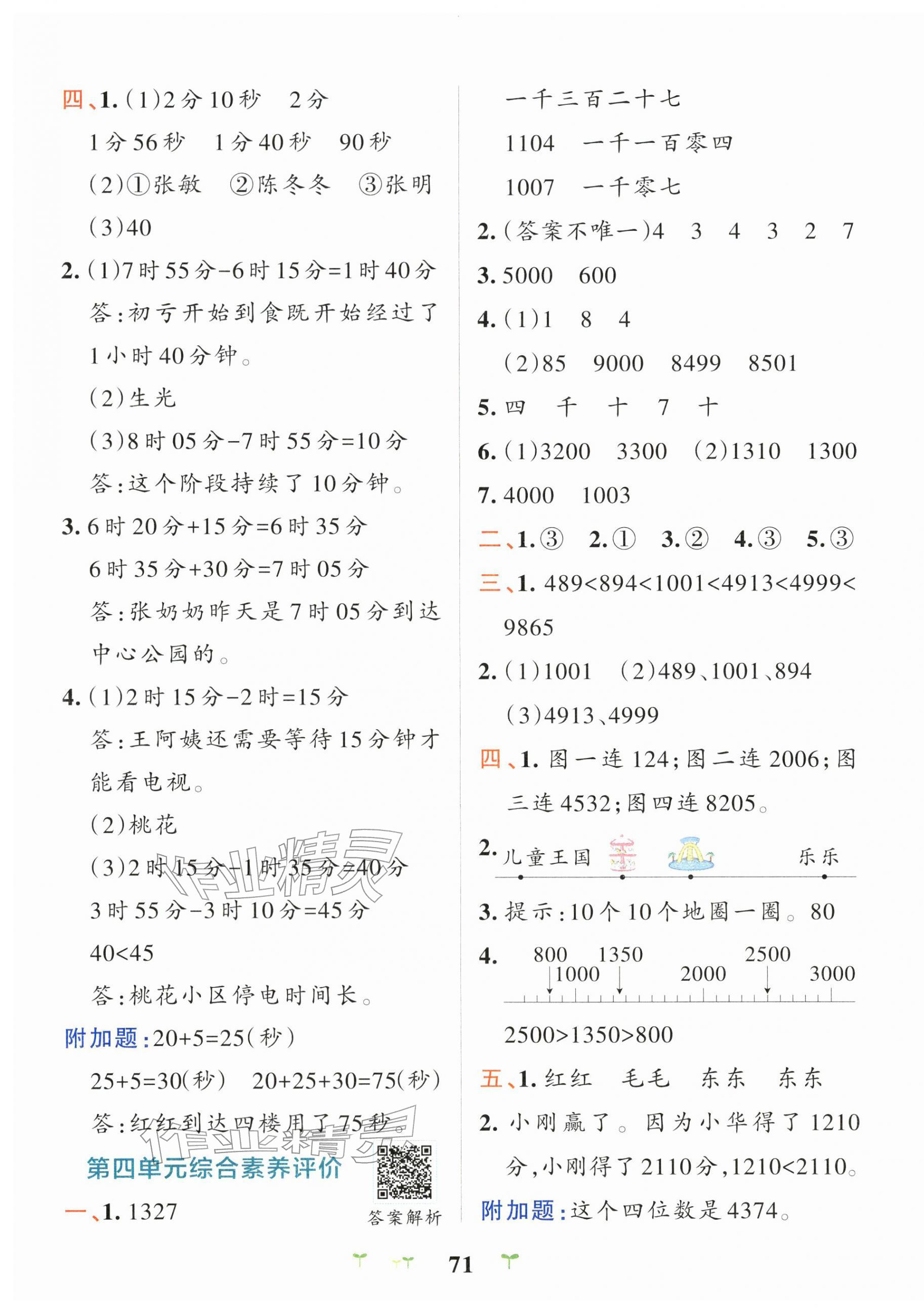 2026年小学学霸冲A卷二年级数学下册北师大版&nbsp;第3页
