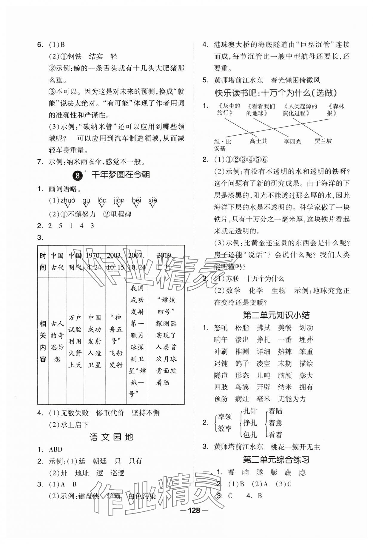 2024年新思維伴你學(xué)四年級(jí)語(yǔ)文下冊(cè)人教版 第4頁(yè)